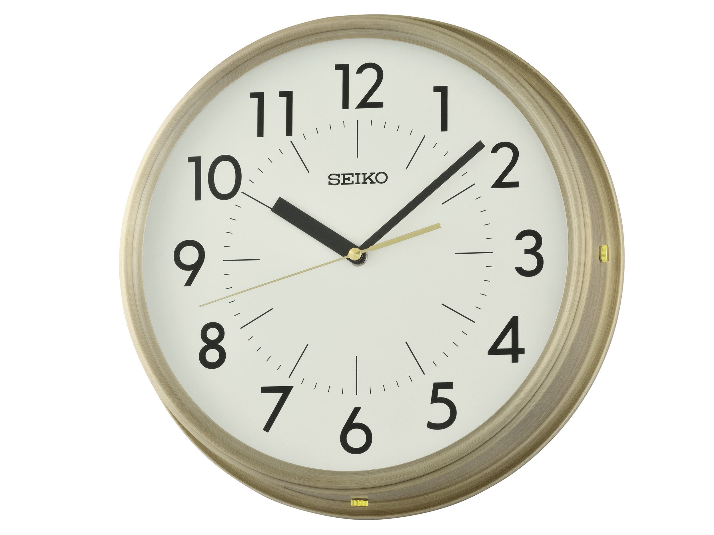 Seiko Wanduhr (Quarzuhr, durchlaufende Sekunde, Büro, Küche, Esszimmer, Wohnzimmer)