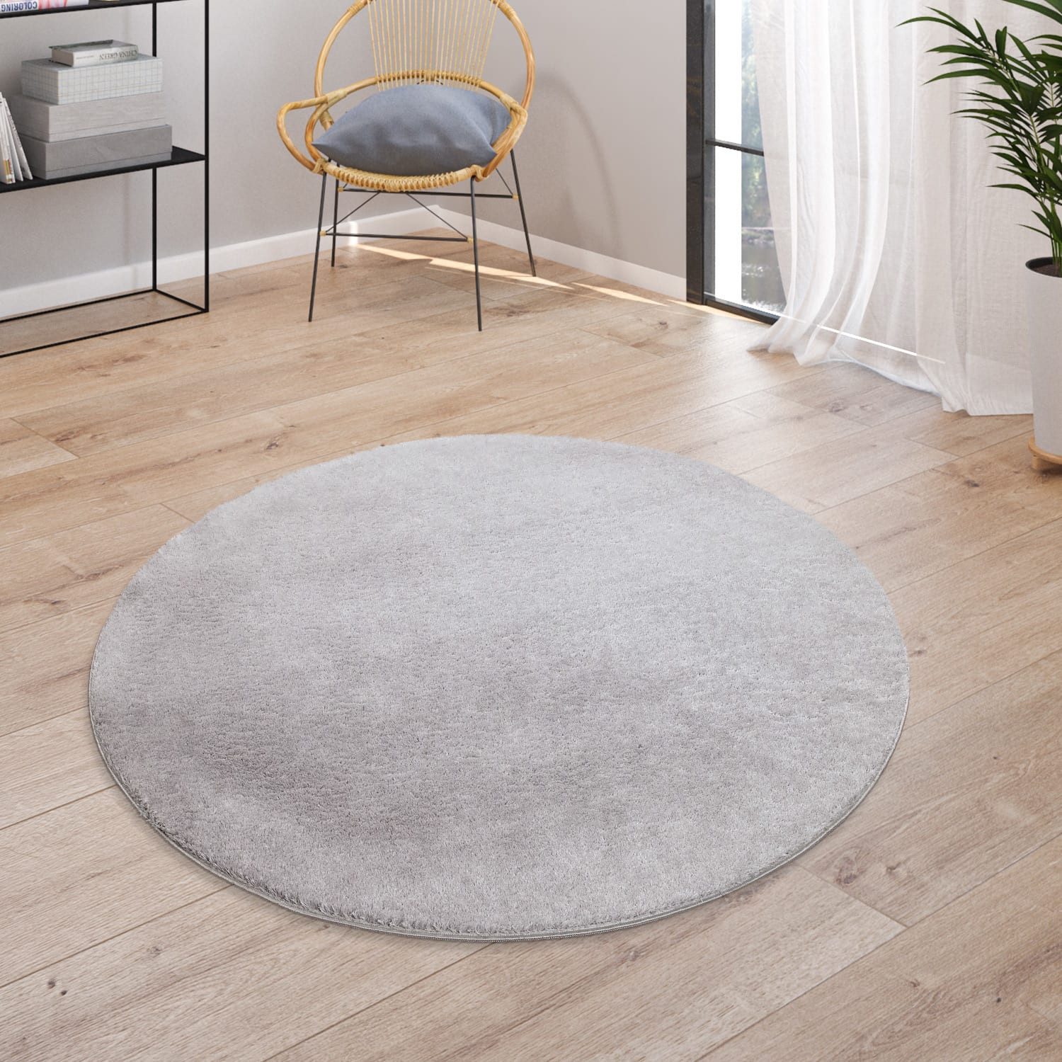 KADIMA DESIGN Teppich waschbar Unifarben Wohnzimmer schmutzabweisend Teppic günstig online kaufen