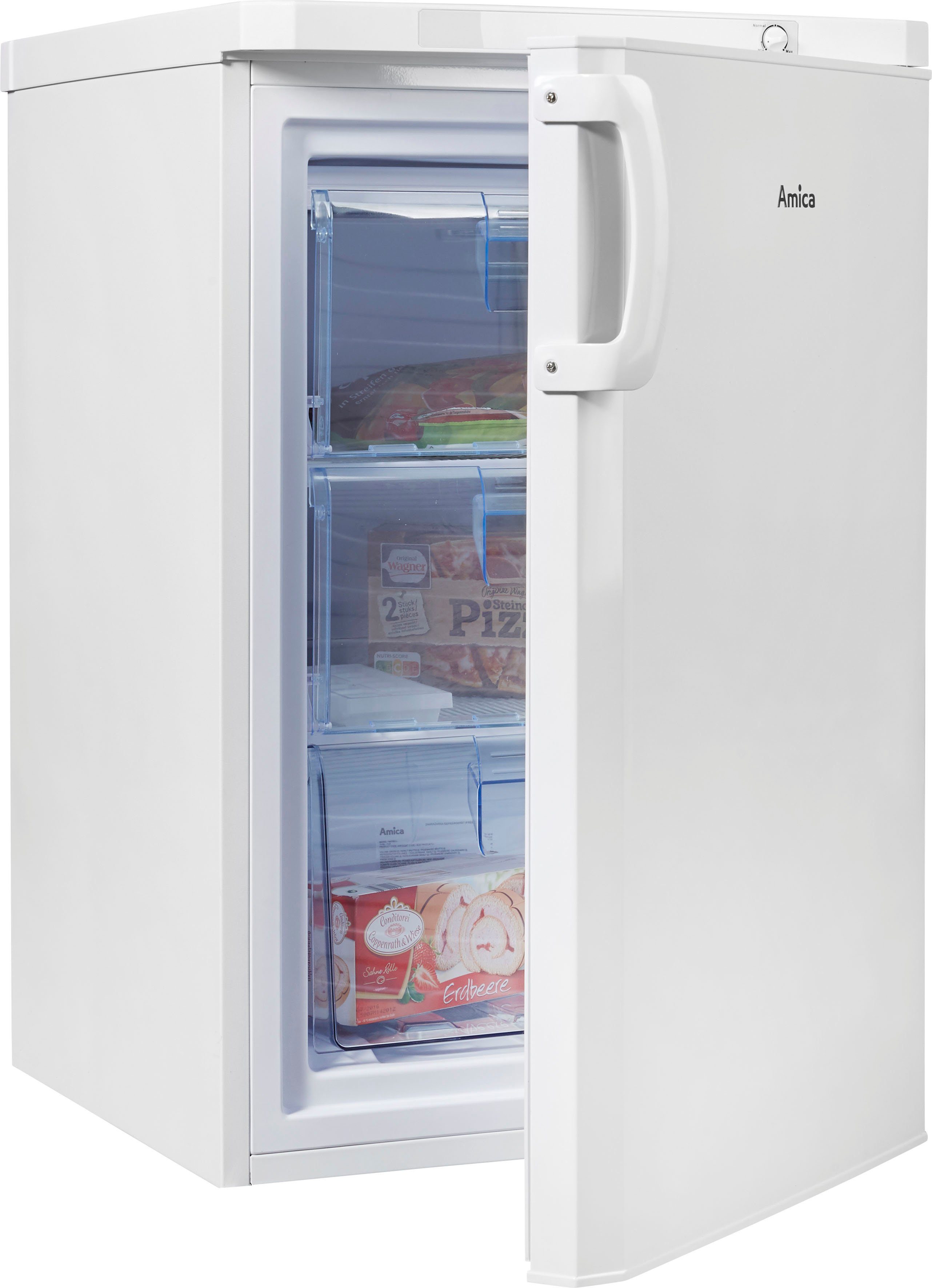 Amica Gefrierschrank GS 321 100 W, 84,5 cm hoch, 55 cm breit