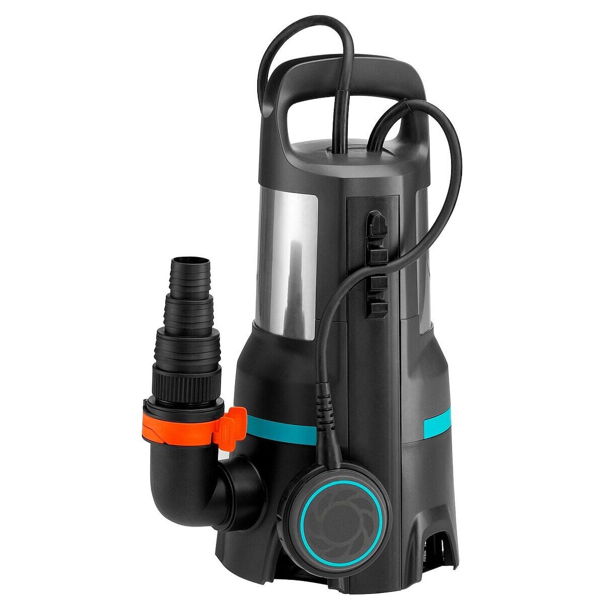 GARDENA Schmutzwasser-Tauchpumpe 25000, max. Fördermenge 25.000 l/h, Förderhöhe max. 11 m