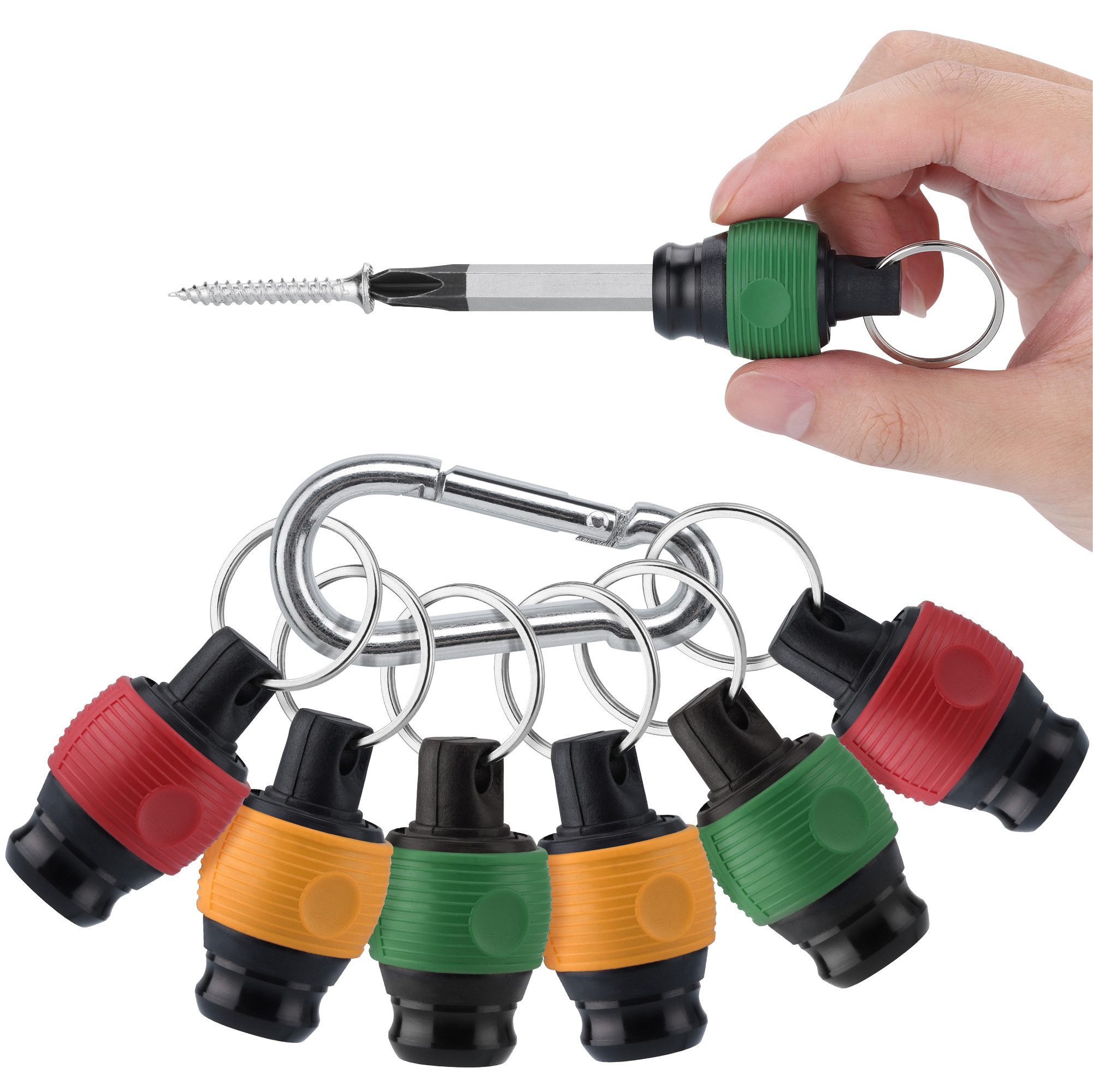 Navaris Держатель бит Держатель бит Отвертки Set - 6 Stück - Bit Halter - Отвертки, (6-tlg)