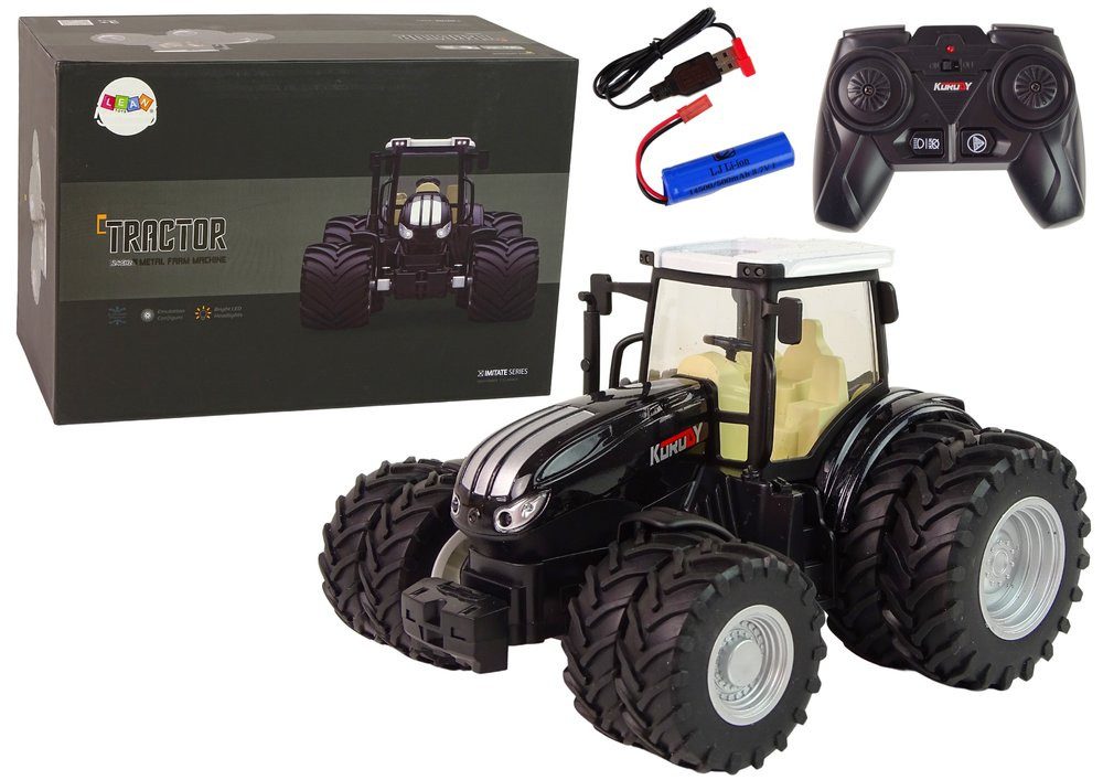 Wisam RC-Auto Ferngesteuerter Traktor R/C Schwarz 2.4G Metall