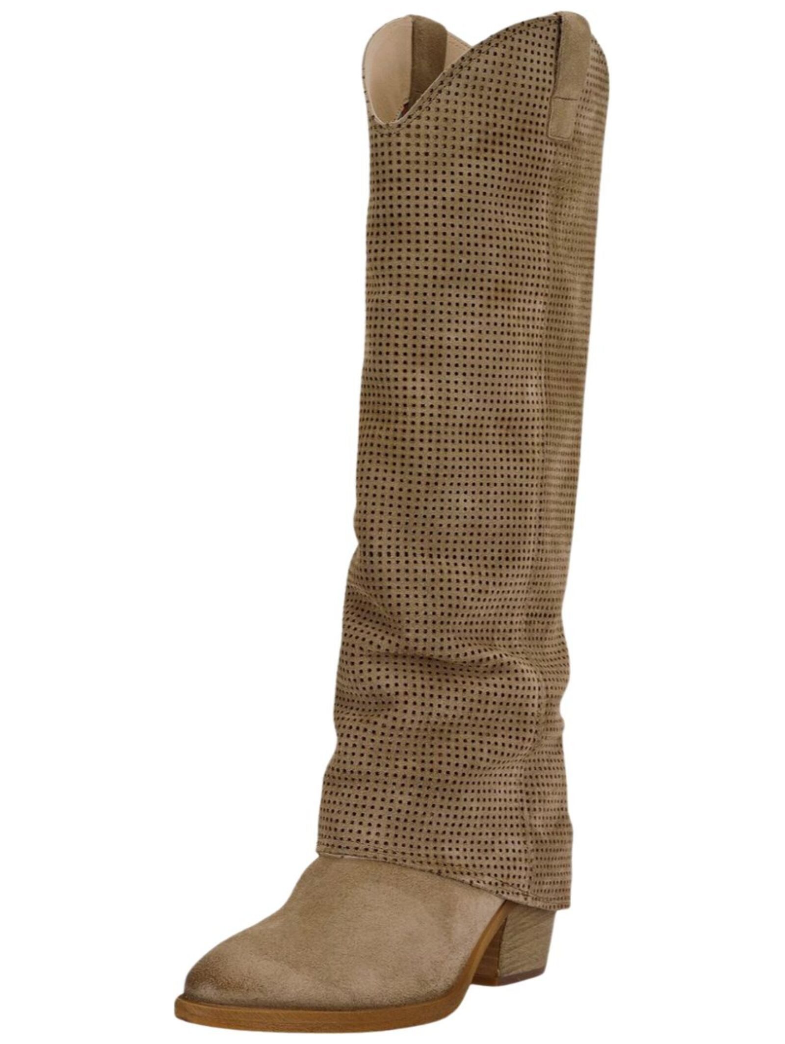 Felmini Stiefel Veloursleder . Bikerboots