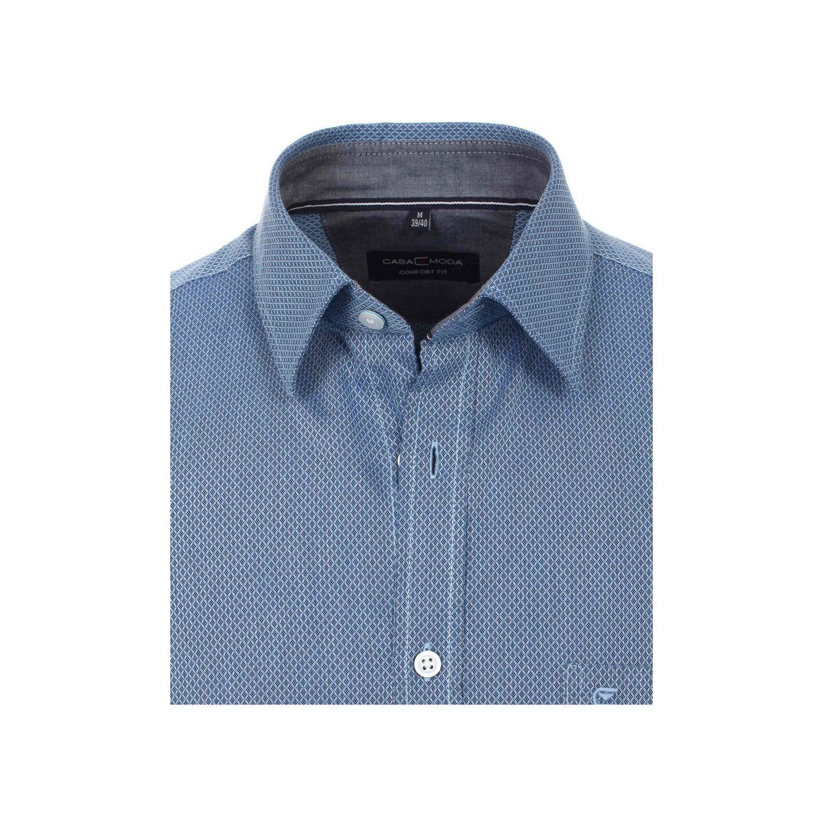 Angabe) CASAMODA (1-tlg., VENTI Kurzarmhemd keine blau Hellblau