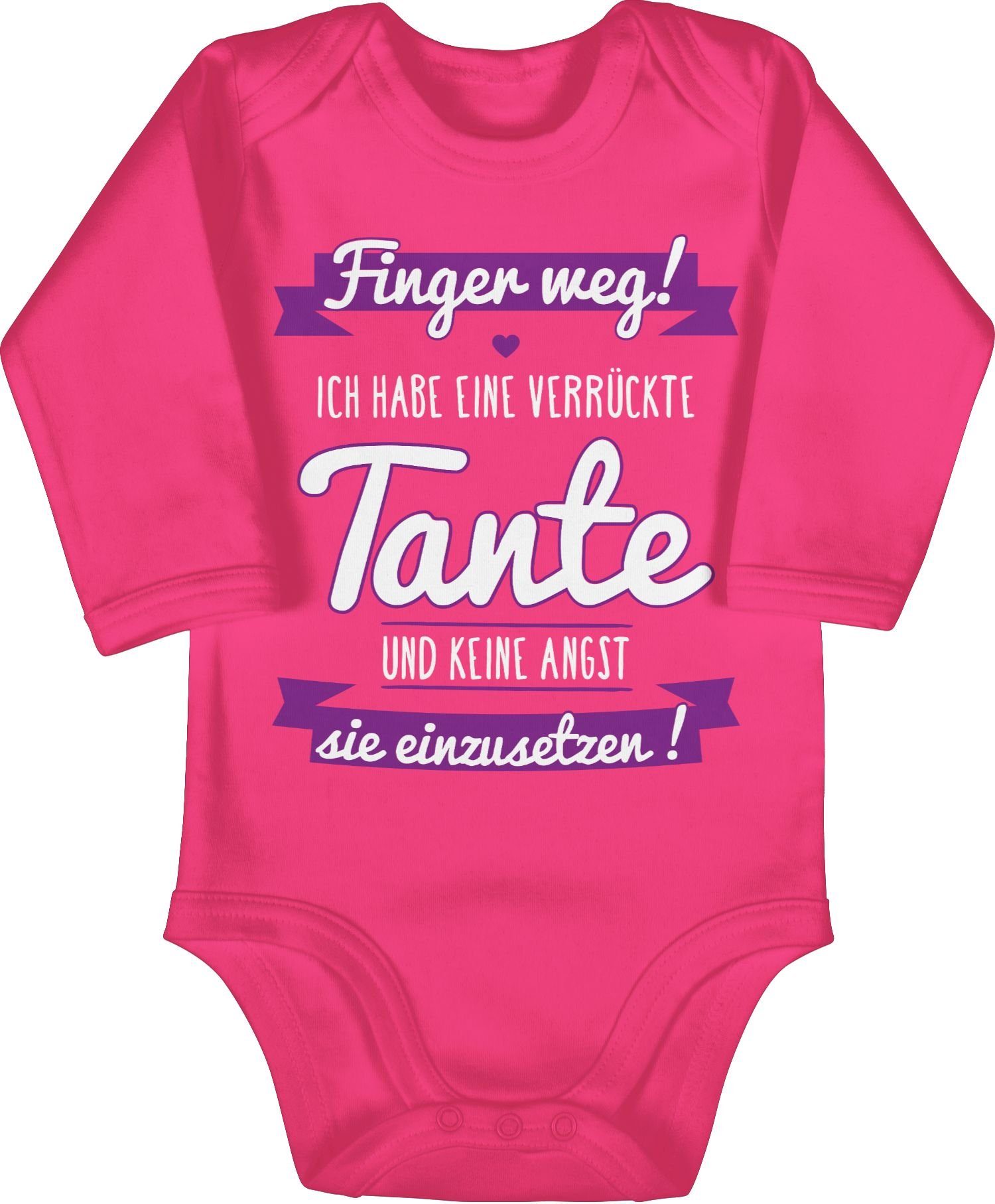Shirtbody Ich habe eine verrückte Tante Lila