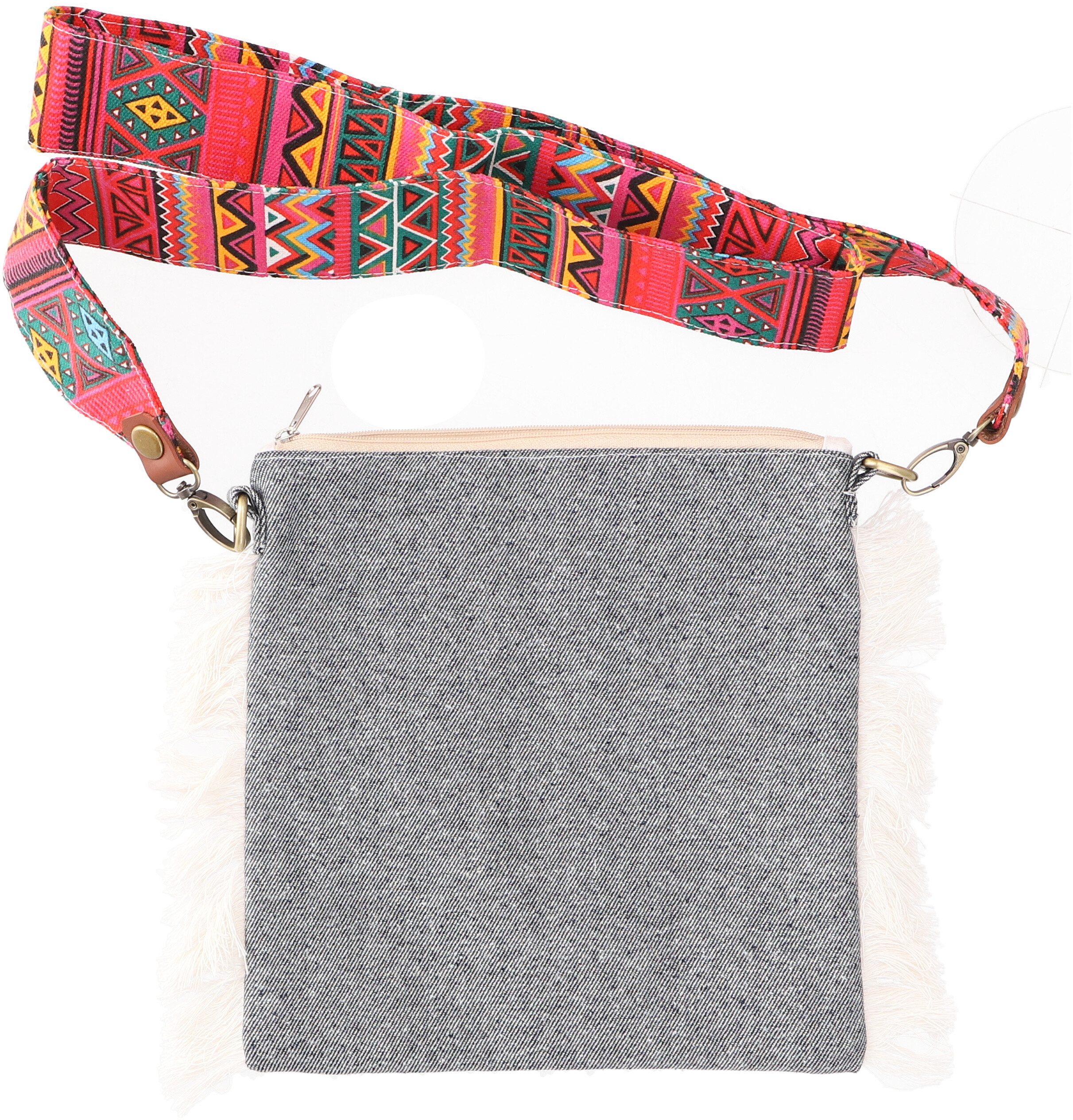 Guru-Shop Schultertasche Farbenfrohe Boho Schultertasche - günstig online kaufen