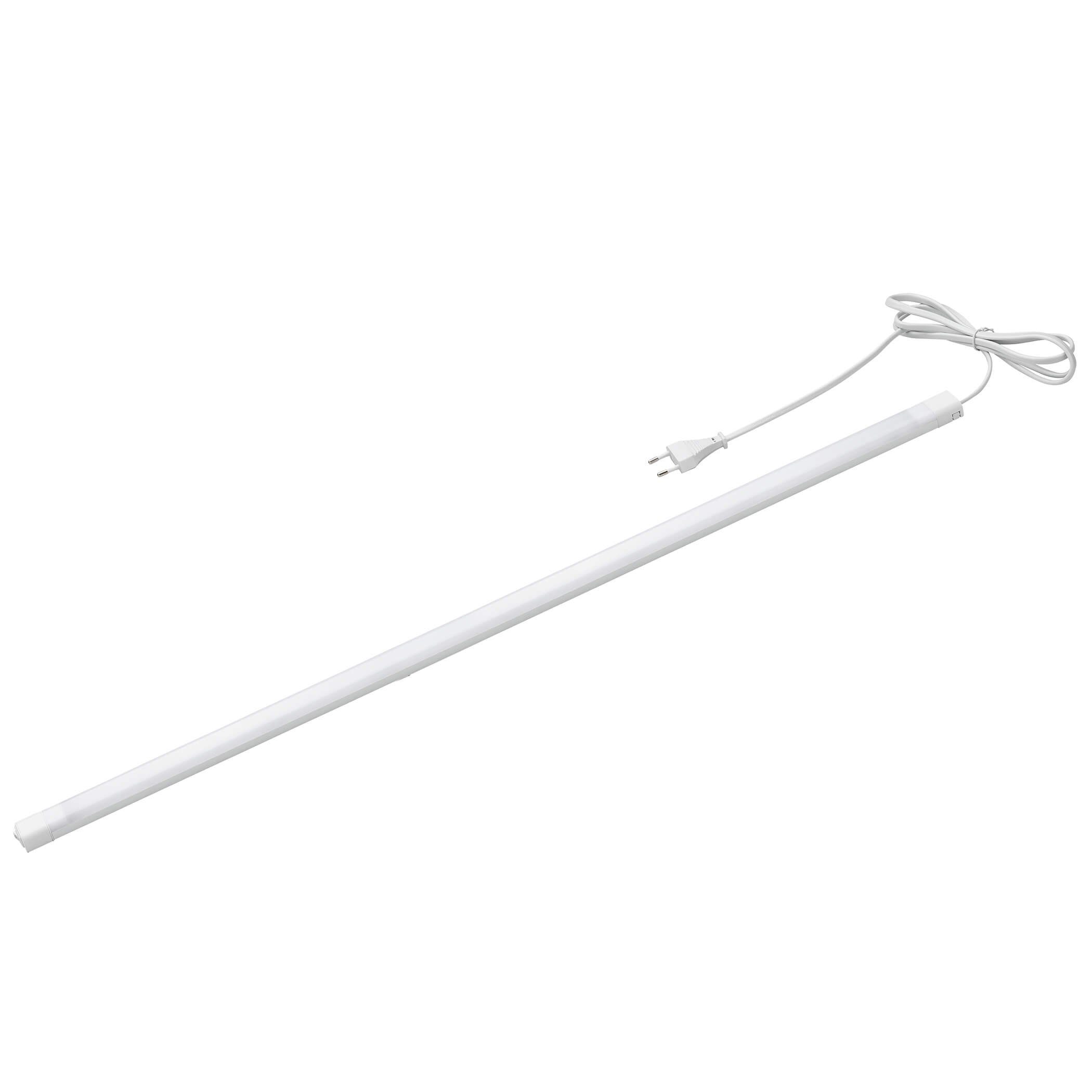 & 1000lm, SEBSON Aufbauleuchte 80cm, neutralweiß, 12W, LED Schalter Unterbauleuchte Stecker