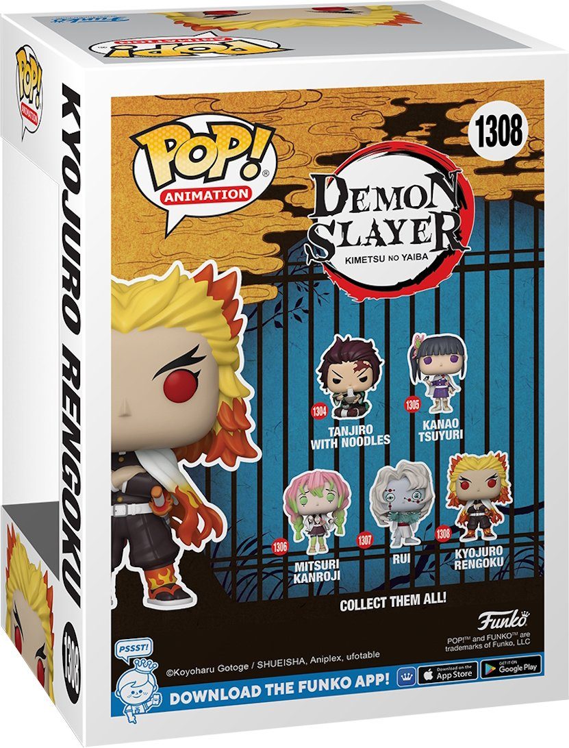 Funko Spielfigur Demon Slayer - Kyojuro Renguko 1308 Pop! Figur – Bild 2 von 4
