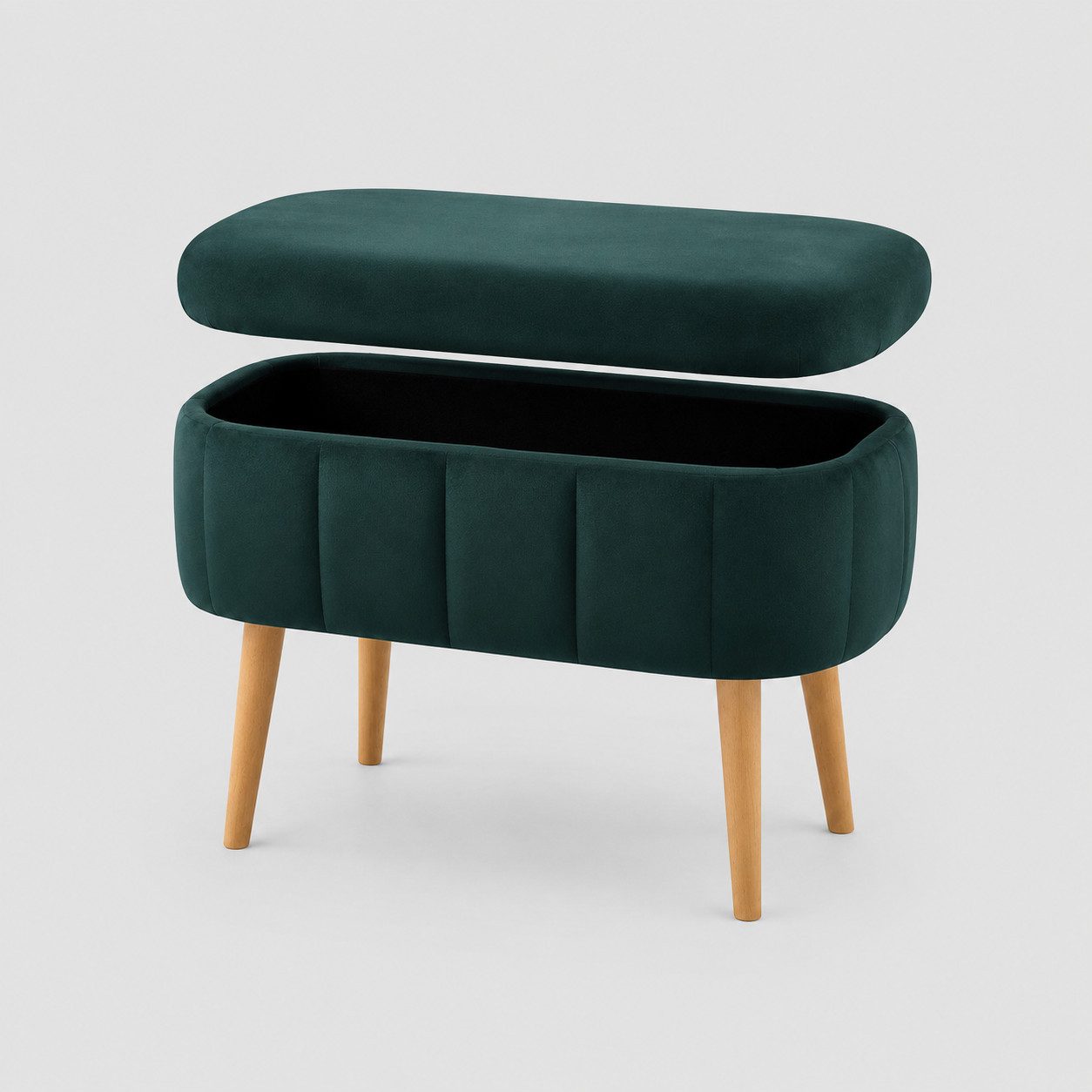 Skye Decor Pouf Mini Oslo (1-St), Kompakter Polsterhocker, mit Stauraum
