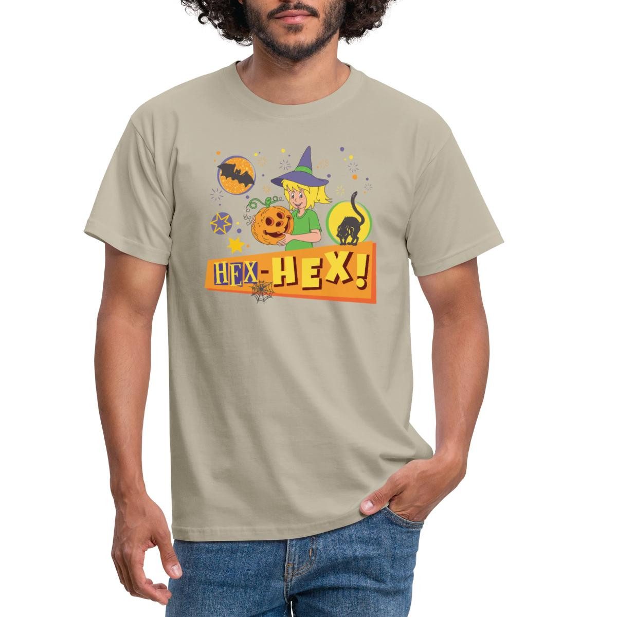 Spreadshirt T-Shirt Bibi Blocksberg Halloween Hex-Hex! Mit Bibi Männer T-Shirt (1-tlg)