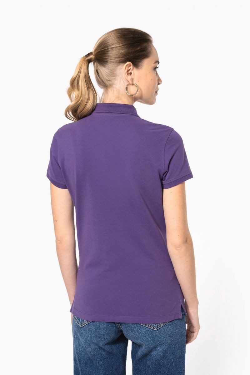 Kariban Poloshirt Damen Kurzarm-Poloshirt. Baumwollpiqué. günstig online kaufen