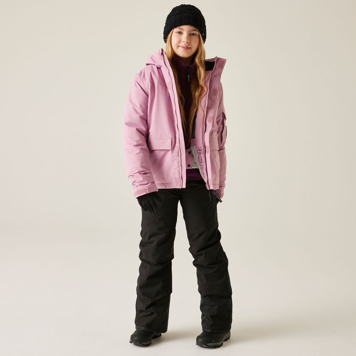 Dare2b Skijacke Shredder Jacket Kids Vielseitige, wasserdichte und atmungsaktive Skijacke für Kinder mit – Bild 4 von 5