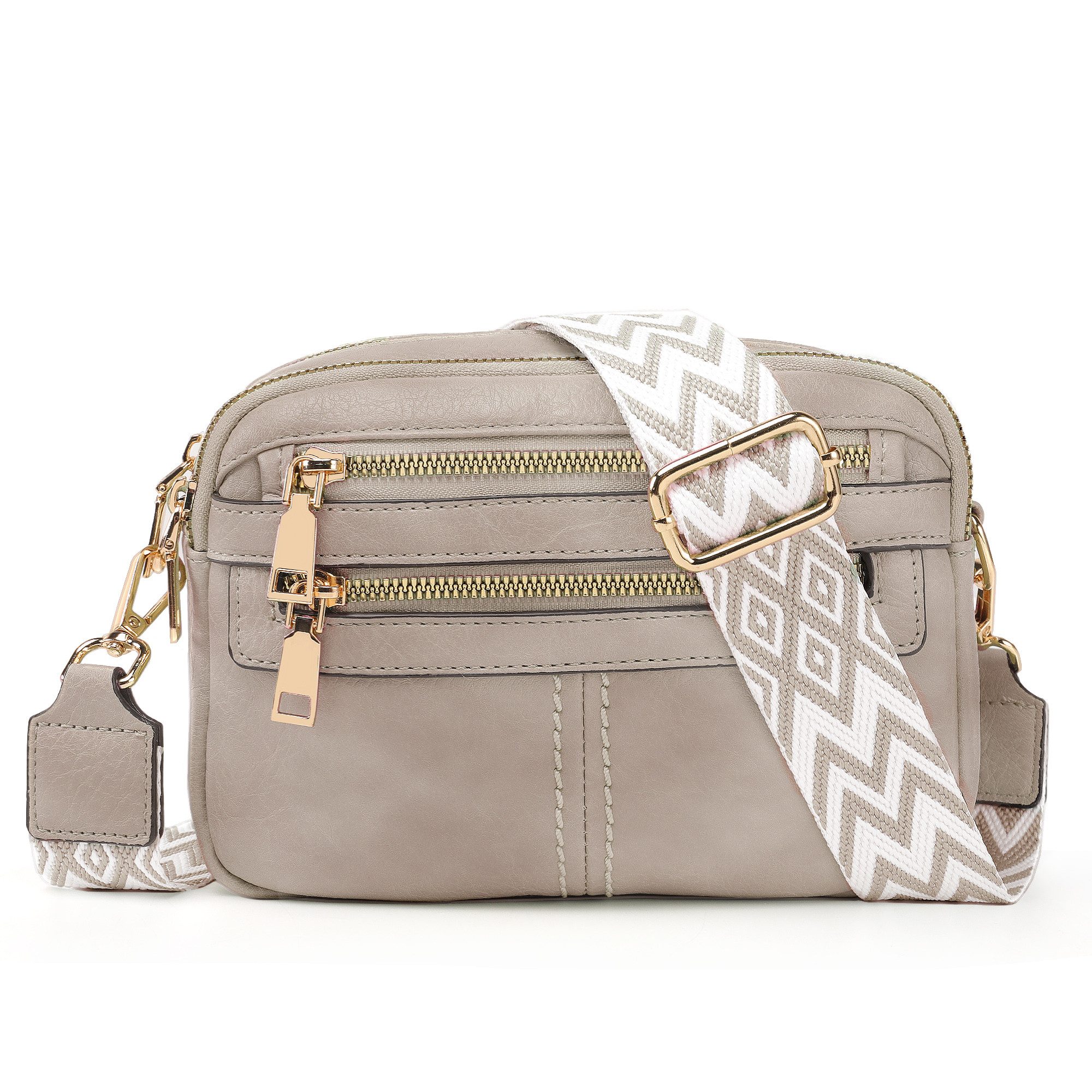 TAN.TOMI Schultertasche Umhängetasche Damen Mittelgroß tasche mit Weich Breiter Gurt, Damen Handtasche mit Verstellbarer Schulterriemen