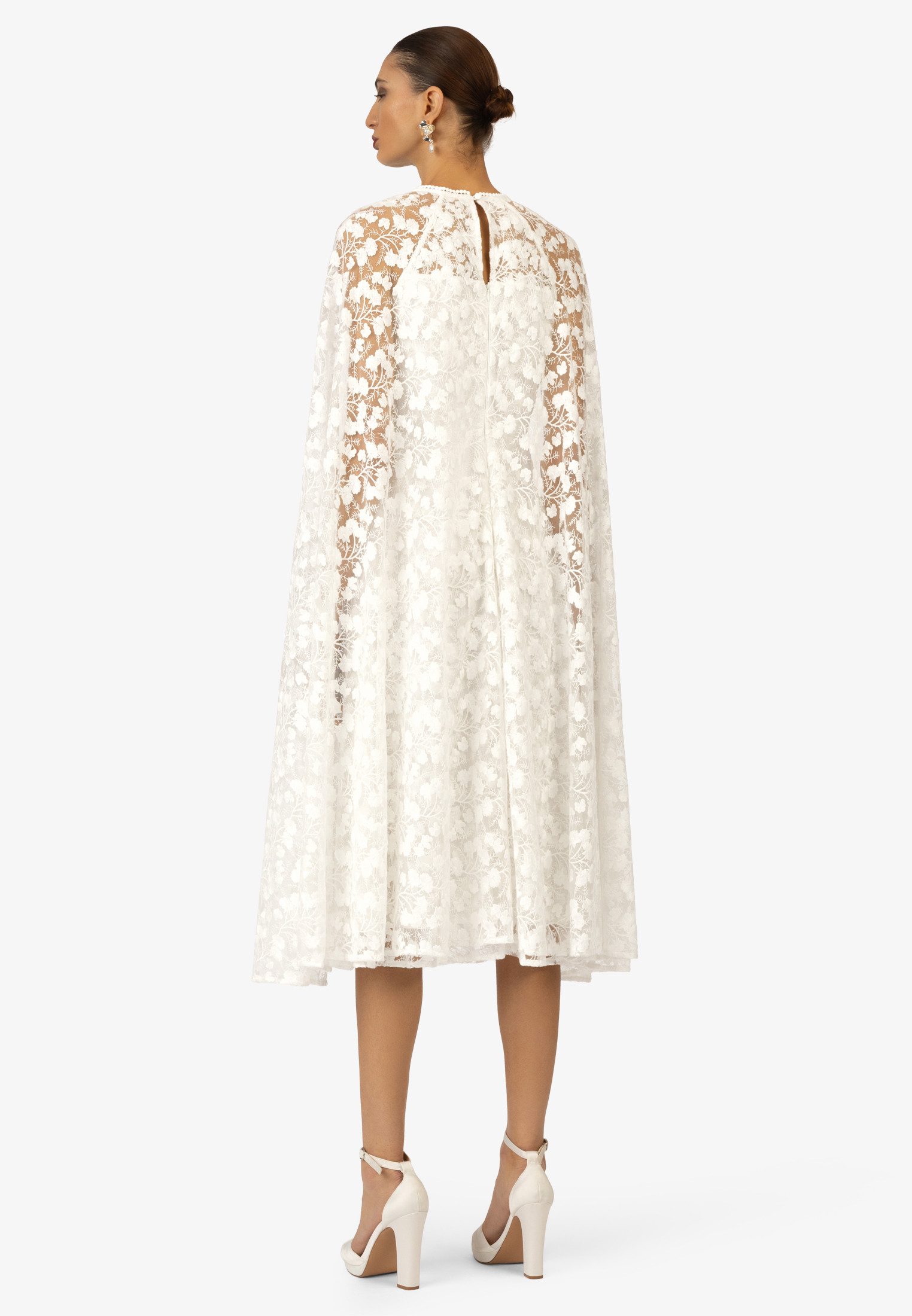 Kraimod Abendkleid aus transparenter Florenspitze