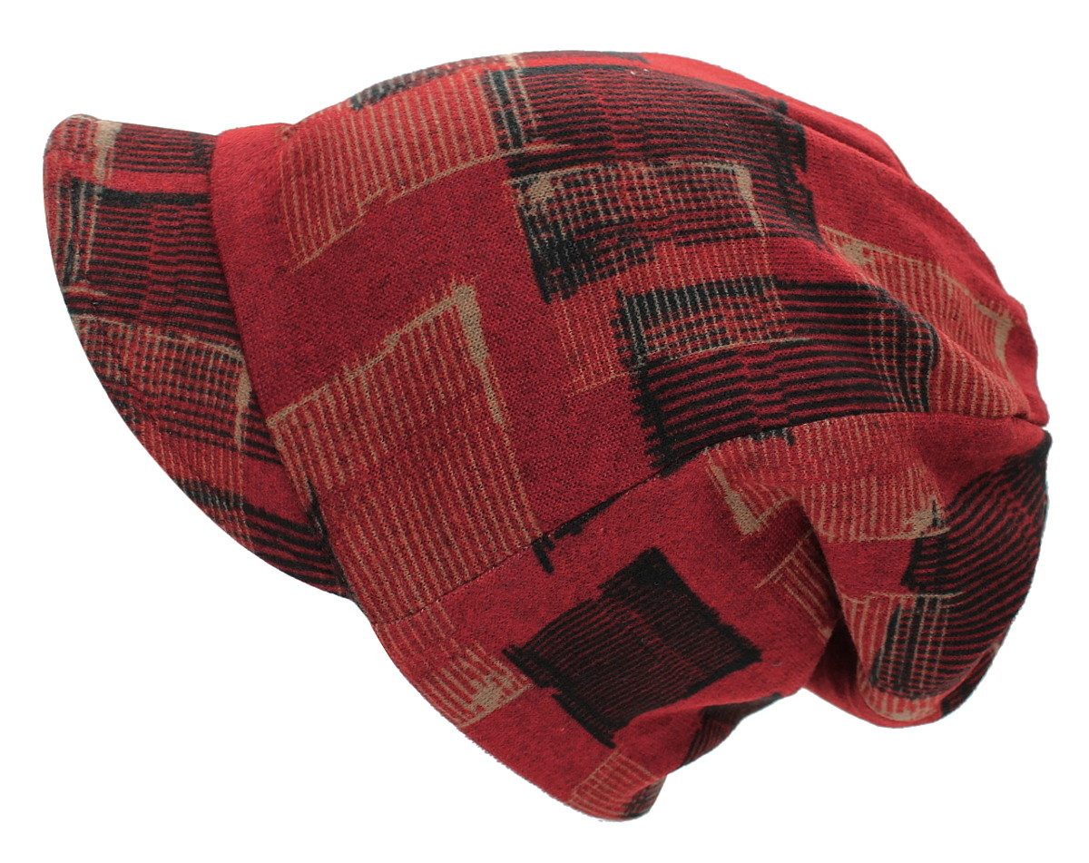 Schirmmütze Unisex Schirmmütze Beanie Mütze mit Innenfutter und weichem Schirm