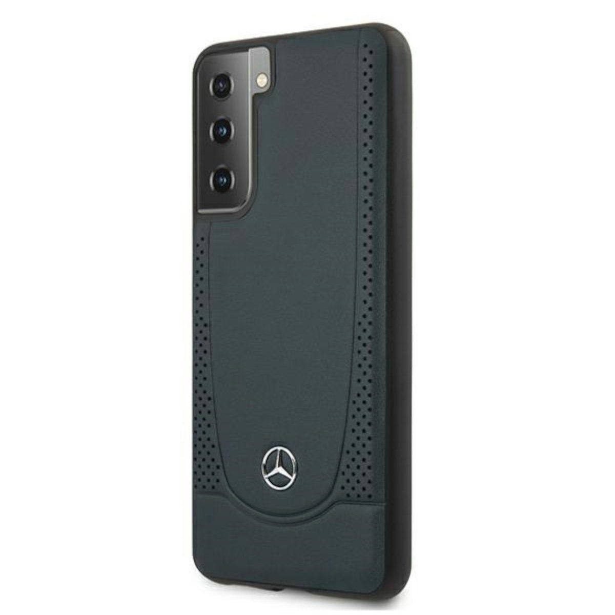 Mercedes Handyhülle Mercedes Samsung Galaxy S21 Plus Urban Line Leder Case Cover Navy