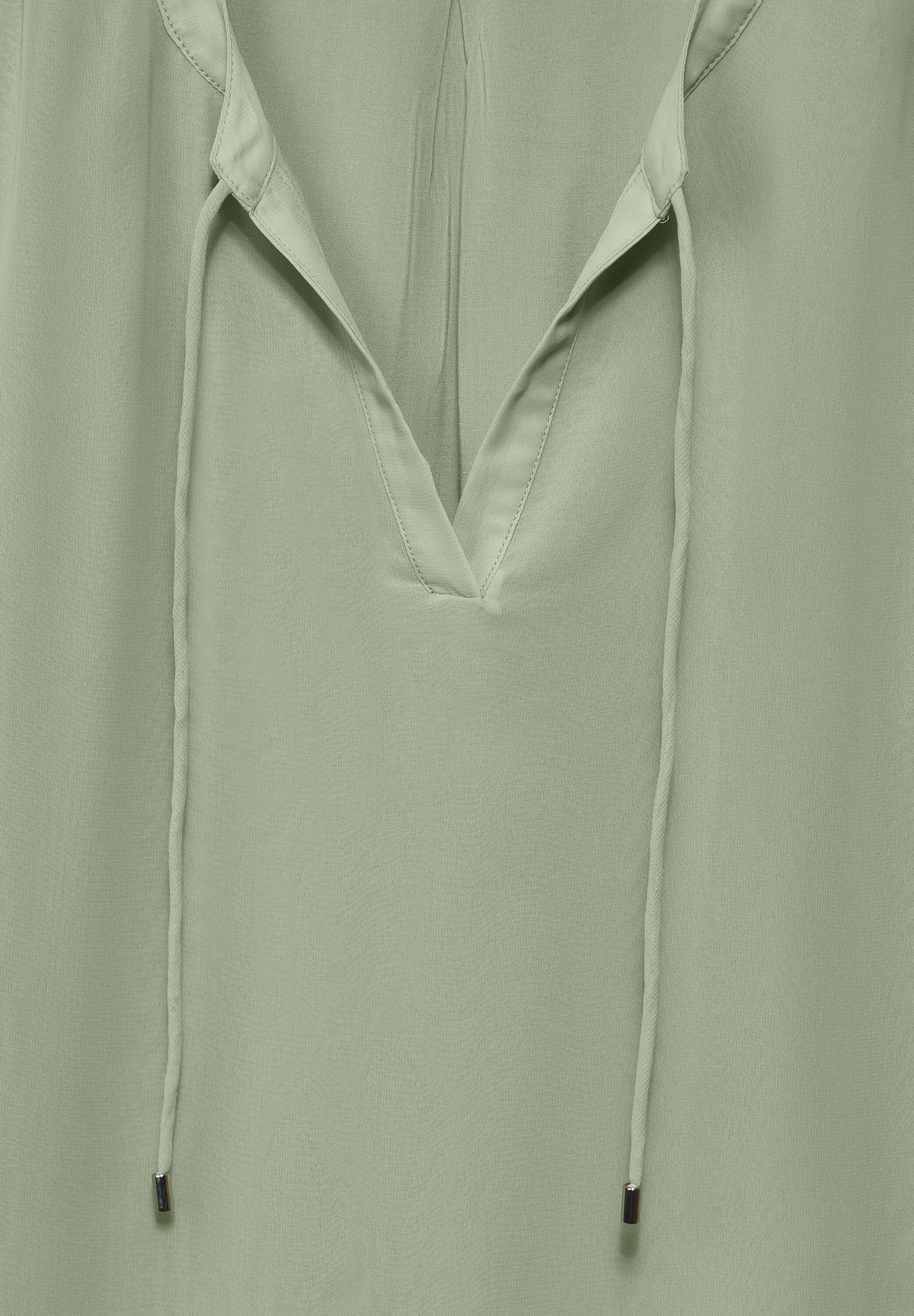 STREET ONE Chiffonbluse in Unifarbe