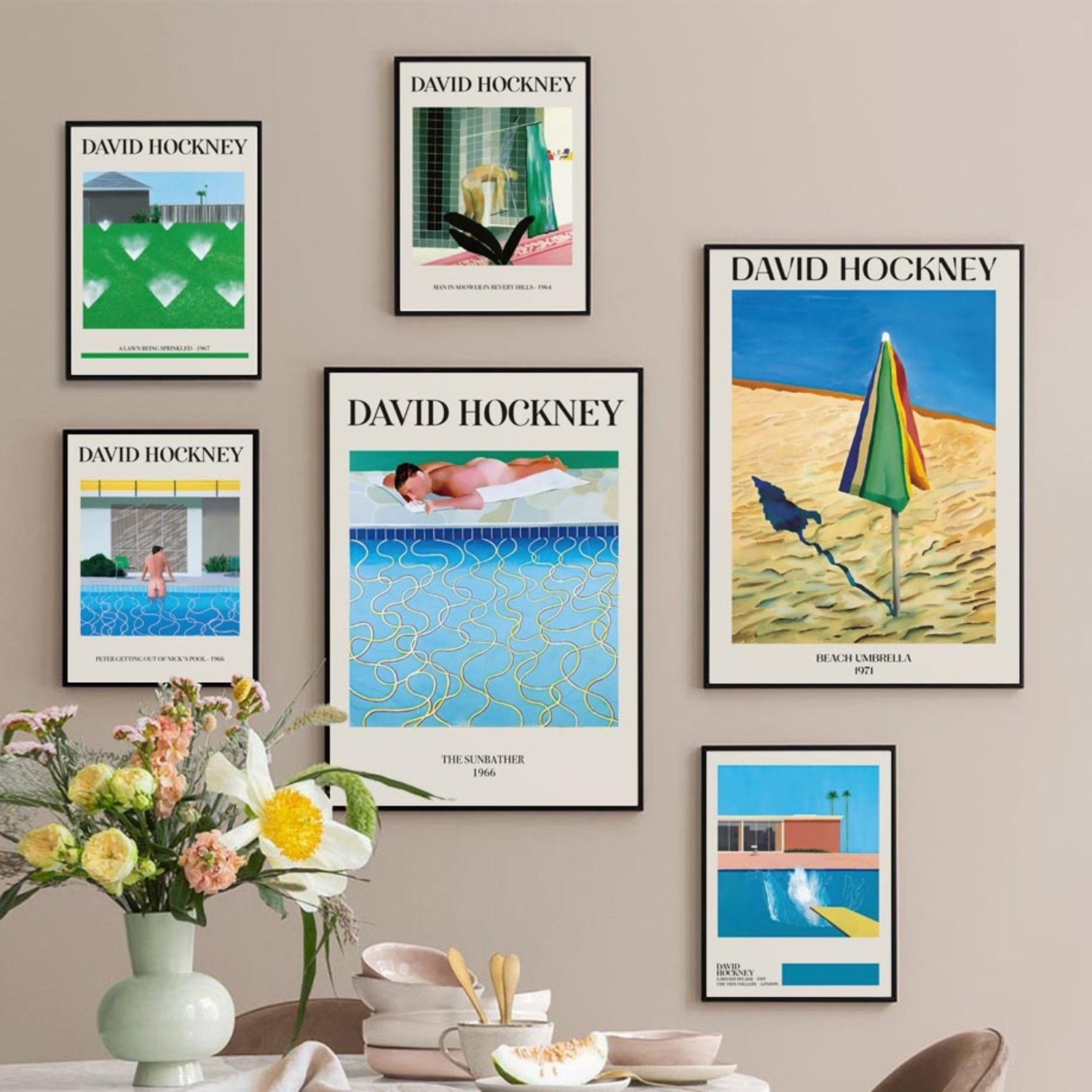TPFLiving Kunstdruck OHNE RAHMEN, David Hockney günstig online kaufen