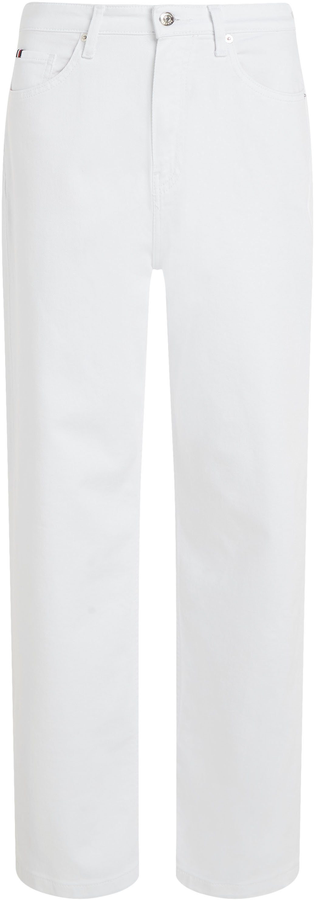STRAIGHT Optic HW Hilfiger Waschung RELAXED Tommy PAM in white weißer Relax-fit-Jeans
