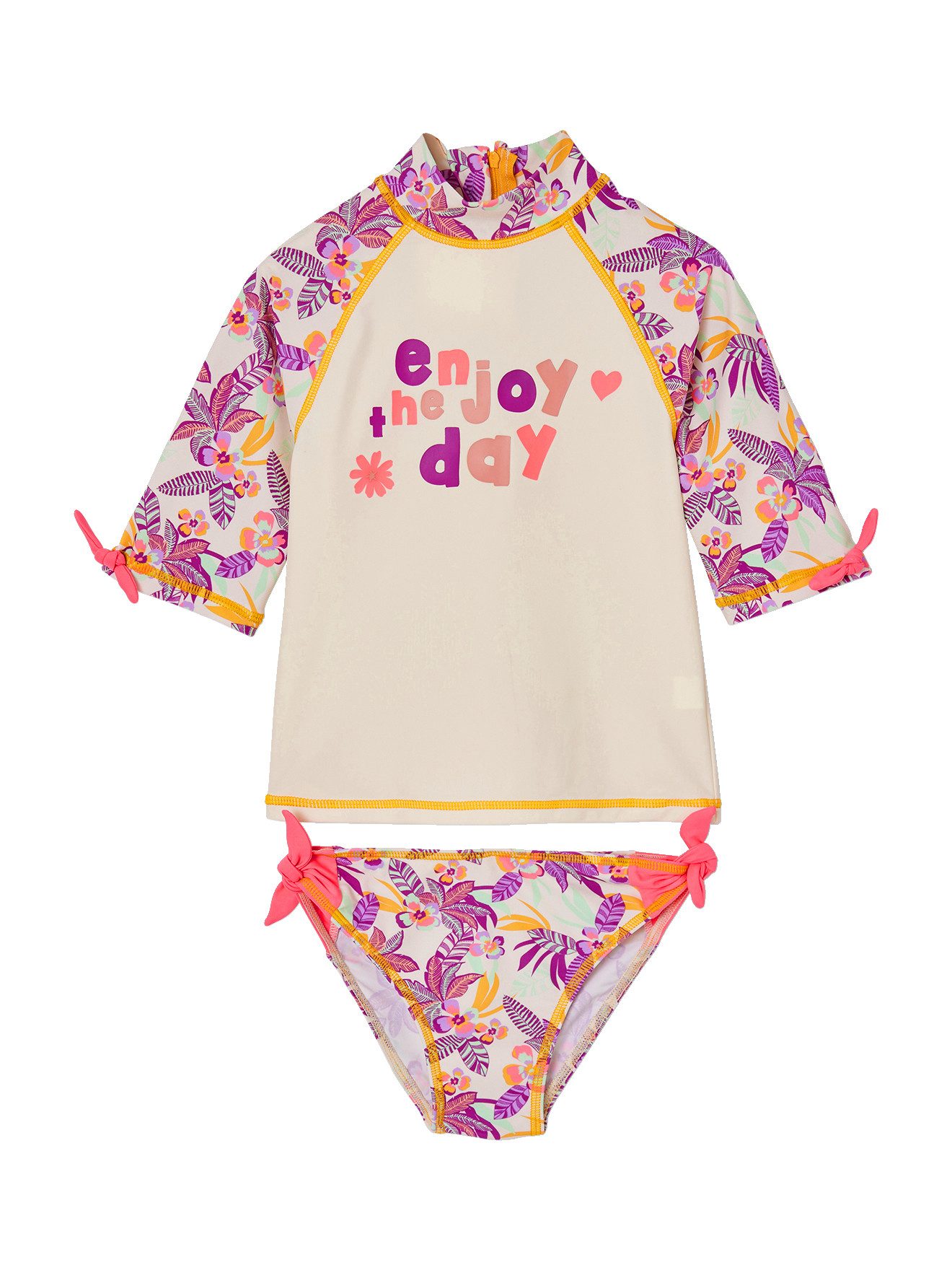 Badeanzug Mädchen UV-Set: Shirt & Badehose