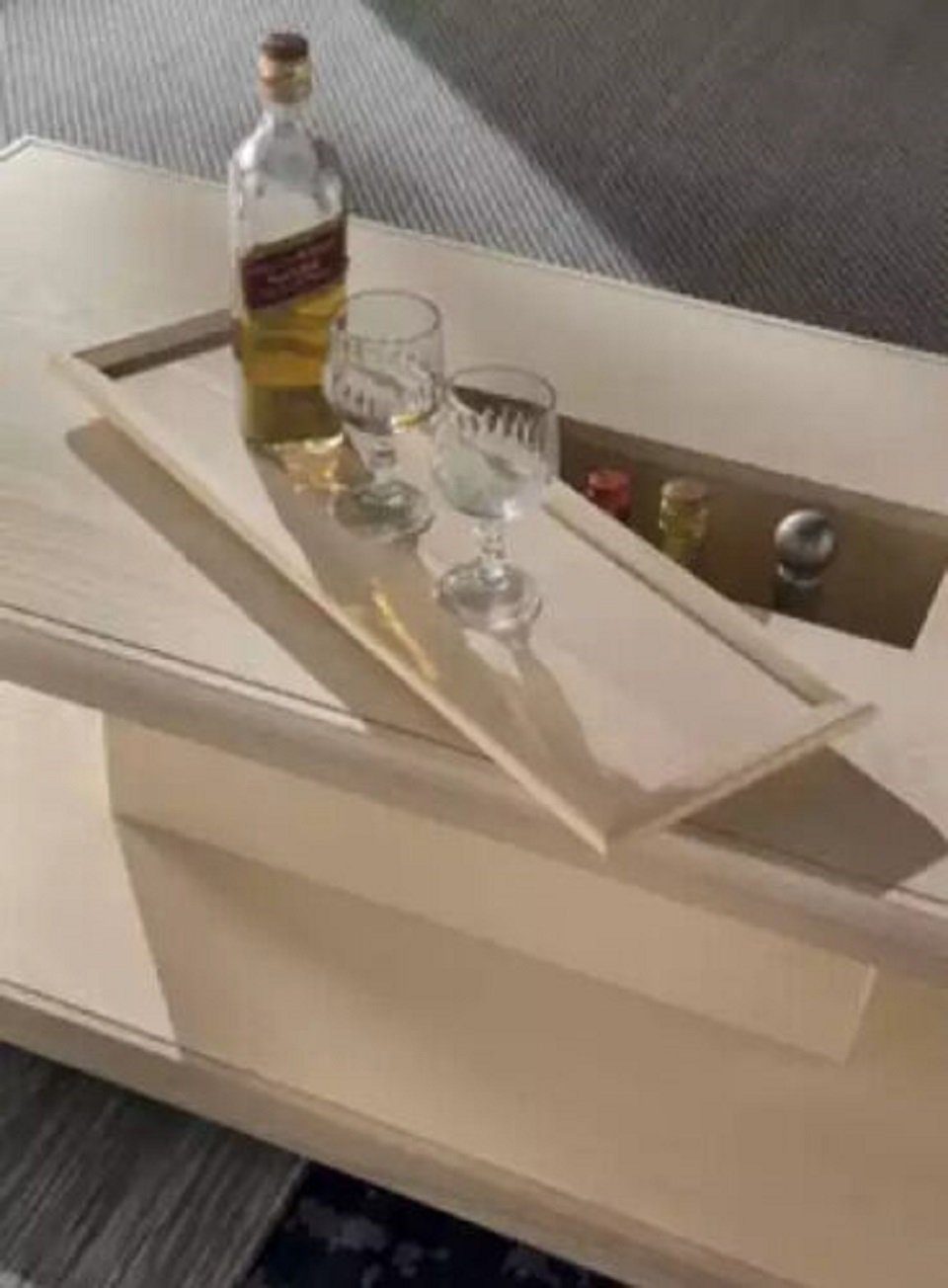 Klassischer in Italy Couchtisch Luxus Wohnzimmer Holz Tisch Couchtisch Designer Couchtisch), Beistell JVmoebel Made (1-St.,