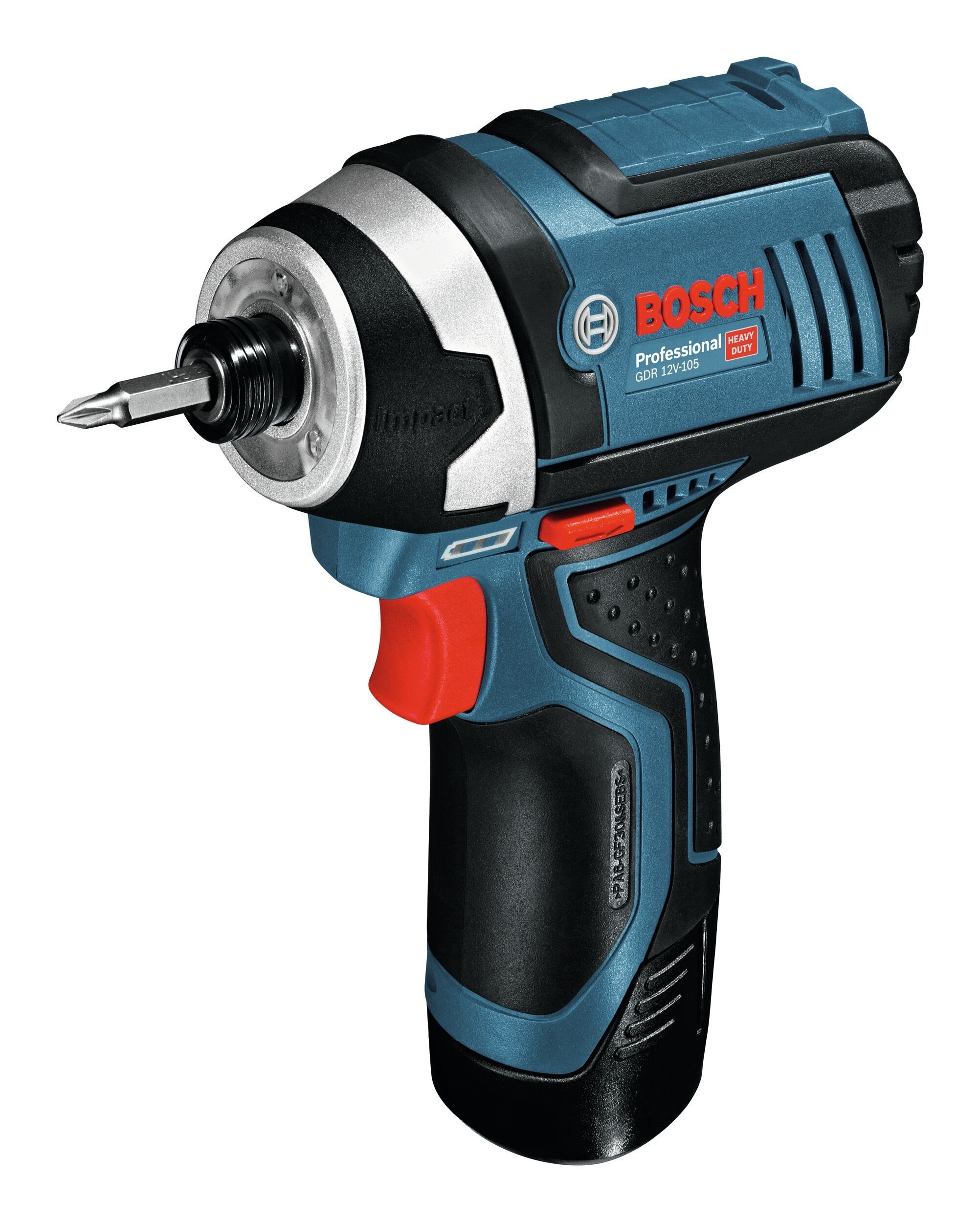 Bosch Professional Akku-Schlagschrauber GDR 12V-105, 2600 U/min, 105 Nm, Drehschlagschrauber Ohne Akku - im Karton