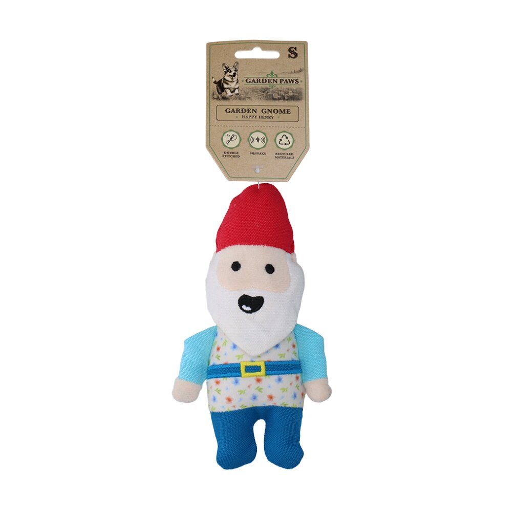 Garden Paws Tierquietschie Garden Gnome Happy Henry S