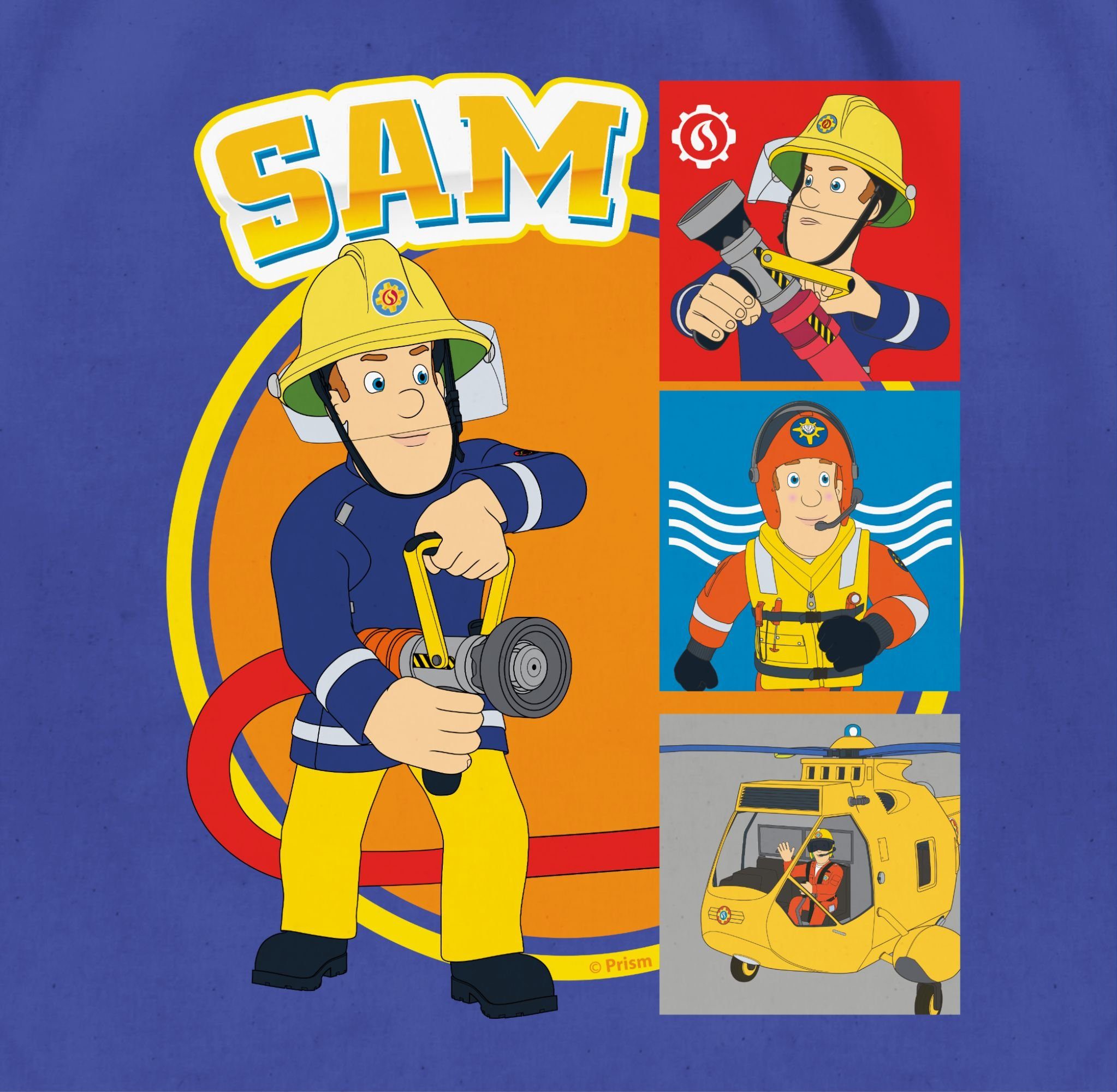 Shirtracer Turnbeutel Sam, Feuerwehrmann Sam Tasche