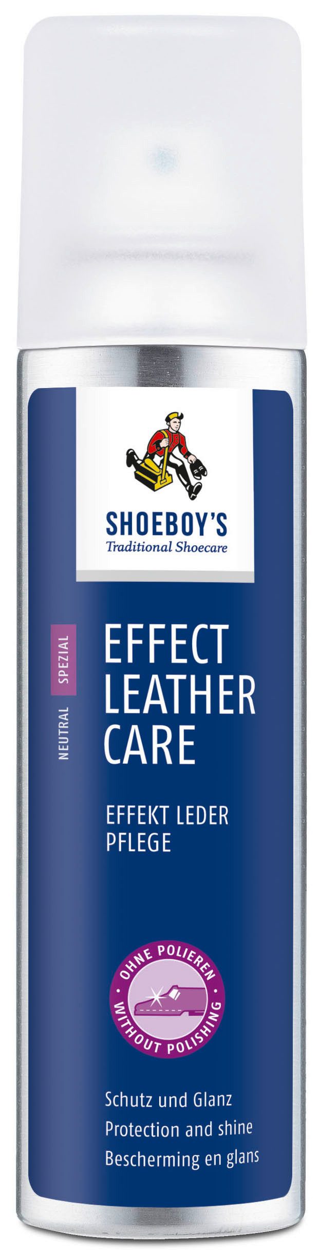 Shoeboys Effect Leather Spray - Schutz und Glanz für alle glatten Leder. Lederpflege