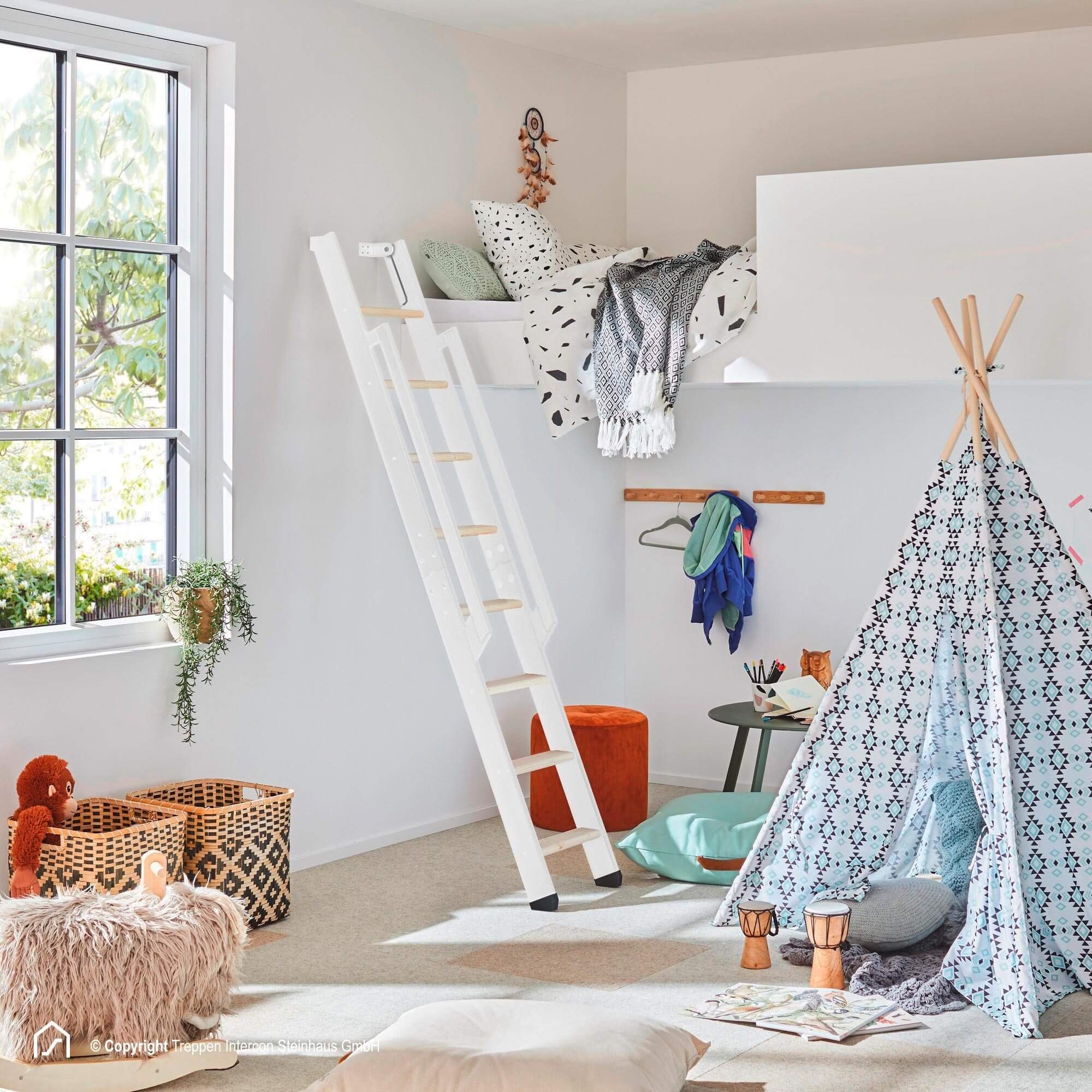 Treppen Intercon Raumspartreppe Vario 3, Raumspartreppe mit Metallwangen un günstig online kaufen