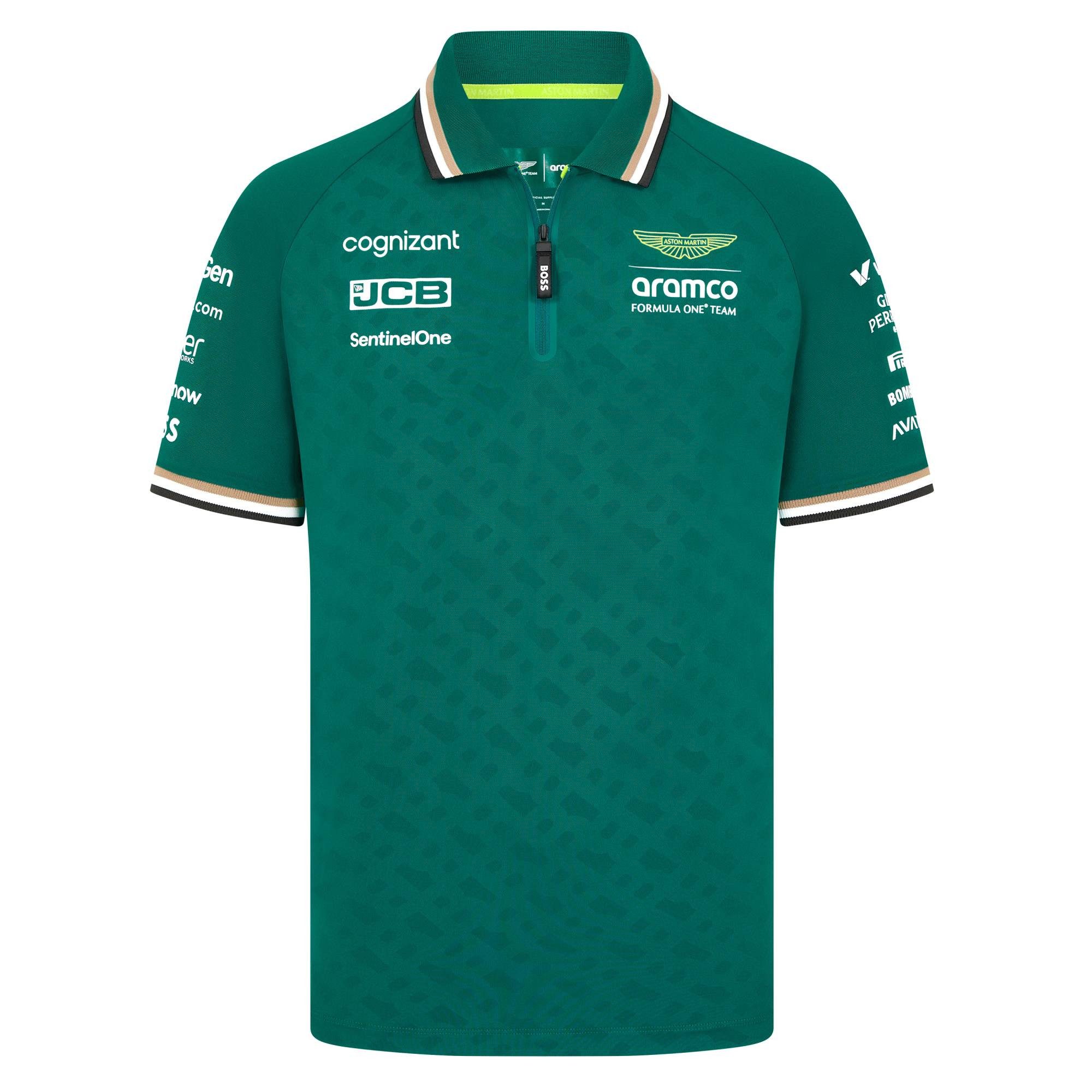 Aston Martin Poloshirt Aston Martin F1 Team Polohemd 2024