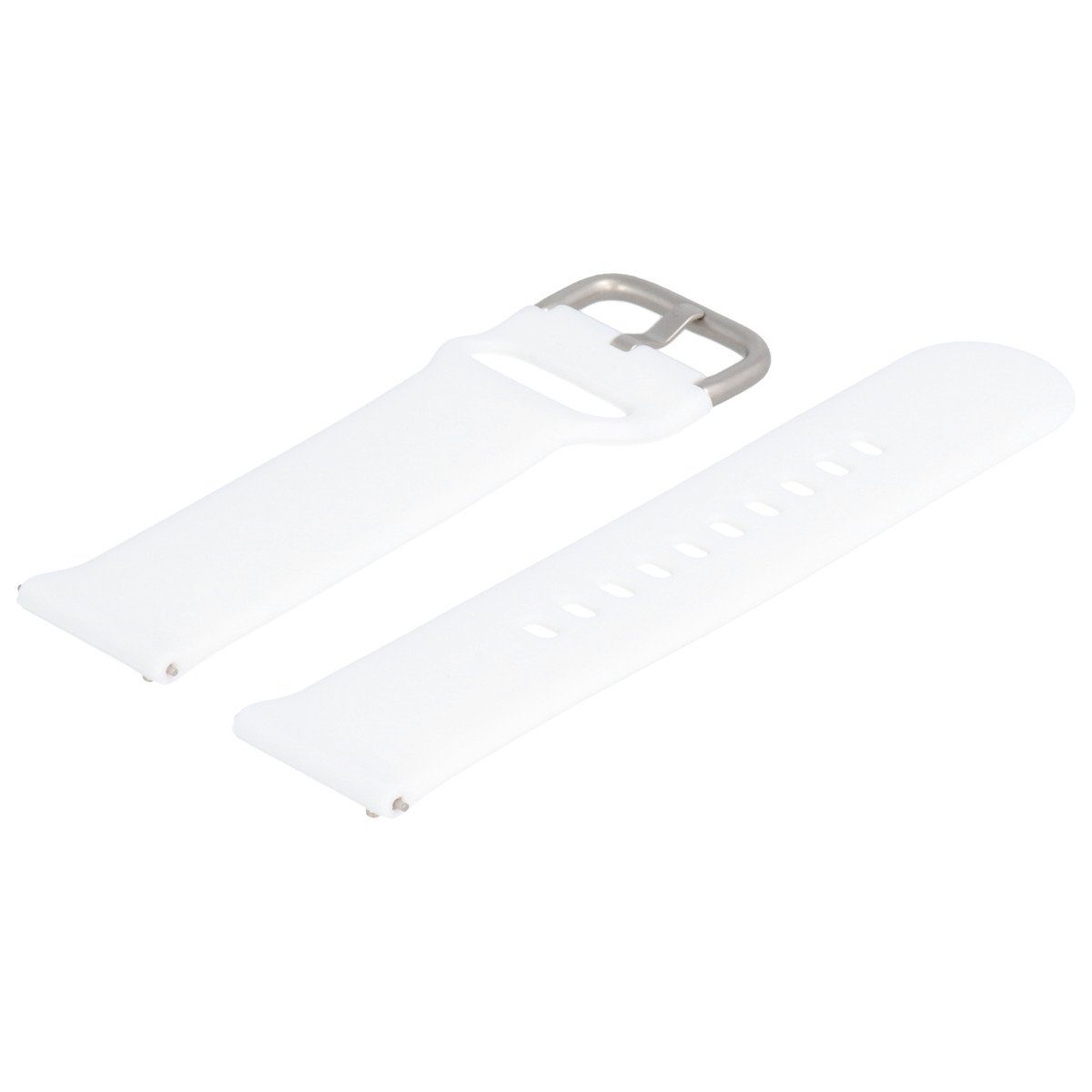 MARBURGER Uhrenarmband 20mm Silikon Fitness Smartwatch XS Extra Kurz Weiss günstig online kaufen