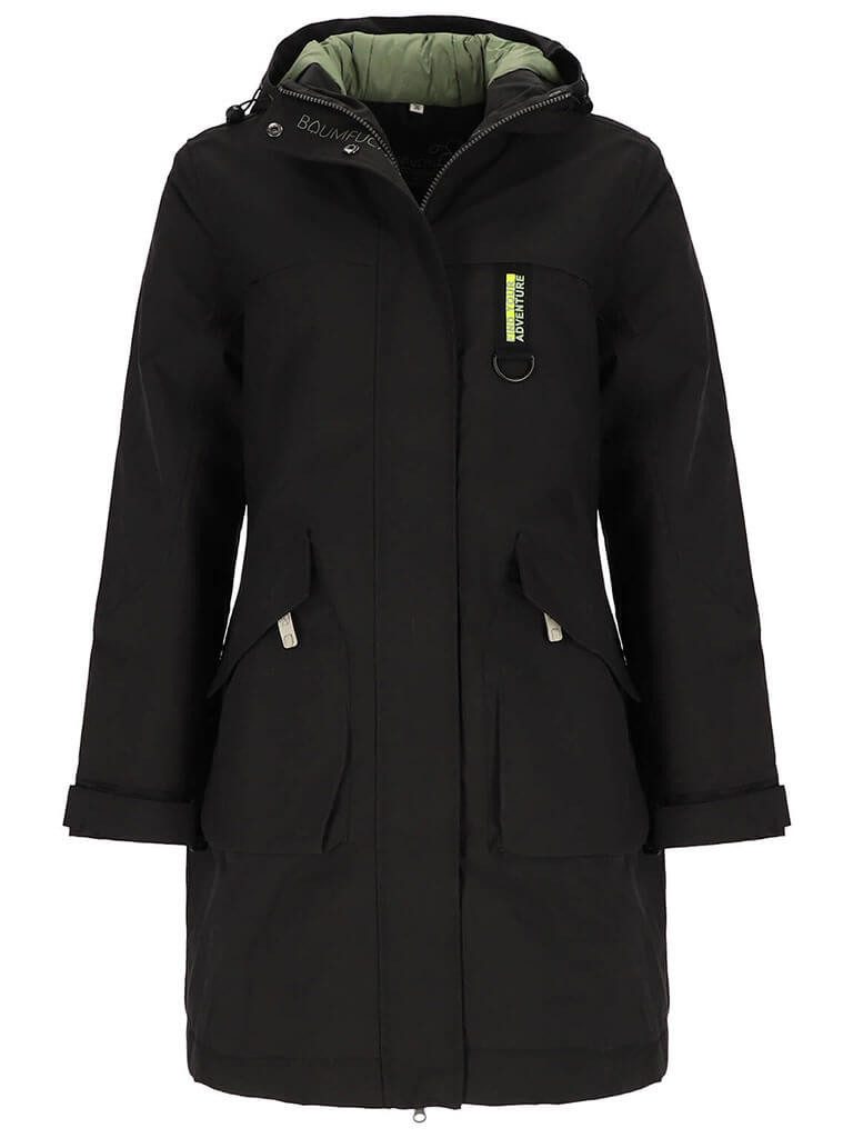 Baumfuchs Funktionsmantel Damen Funktionsjacke Outdoor-Jacke mit wattiertem Futter atmungsaktiv
