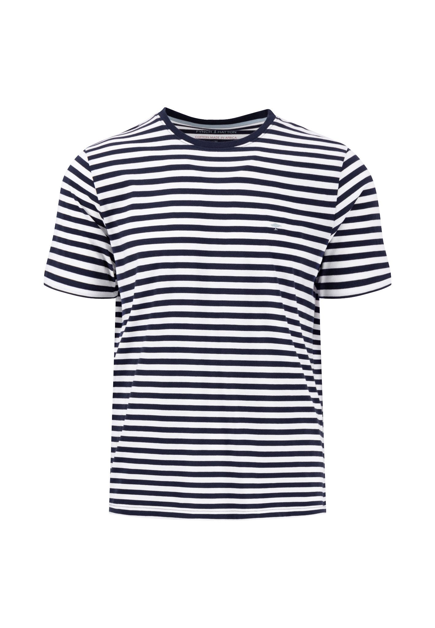 FYNCH-HATTON T-Shirt mit Logo Stickerei günstig online kaufen