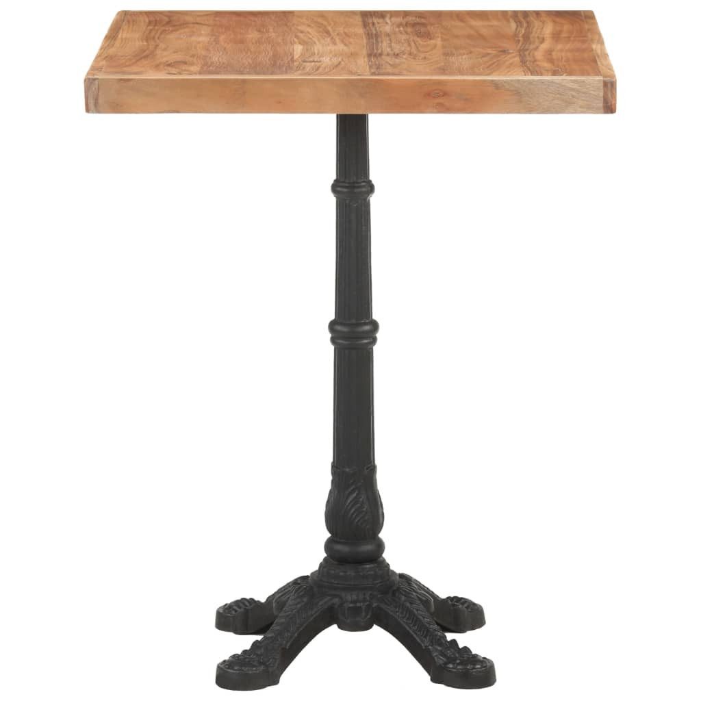 vidaXL Esstisch, Bistrotisch 60x60x76 cm Akazie Massivholz