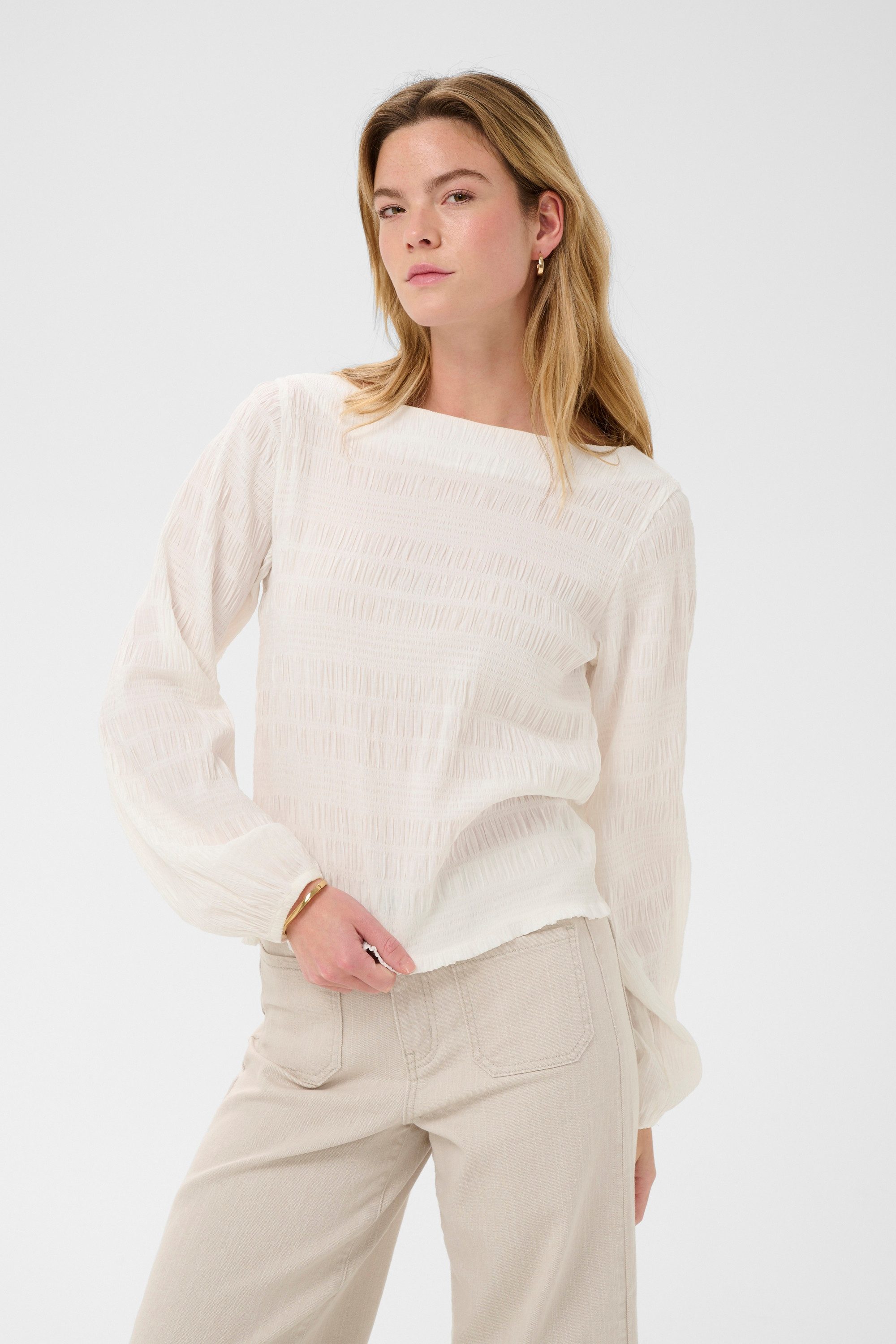 KAFFE Langarmbluse Langarm-Bluse KAkourtney