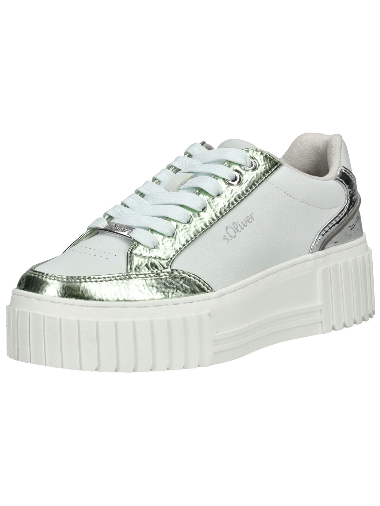s.Oliver Sneaker Lederimitat Plateausneaker günstig online kaufen