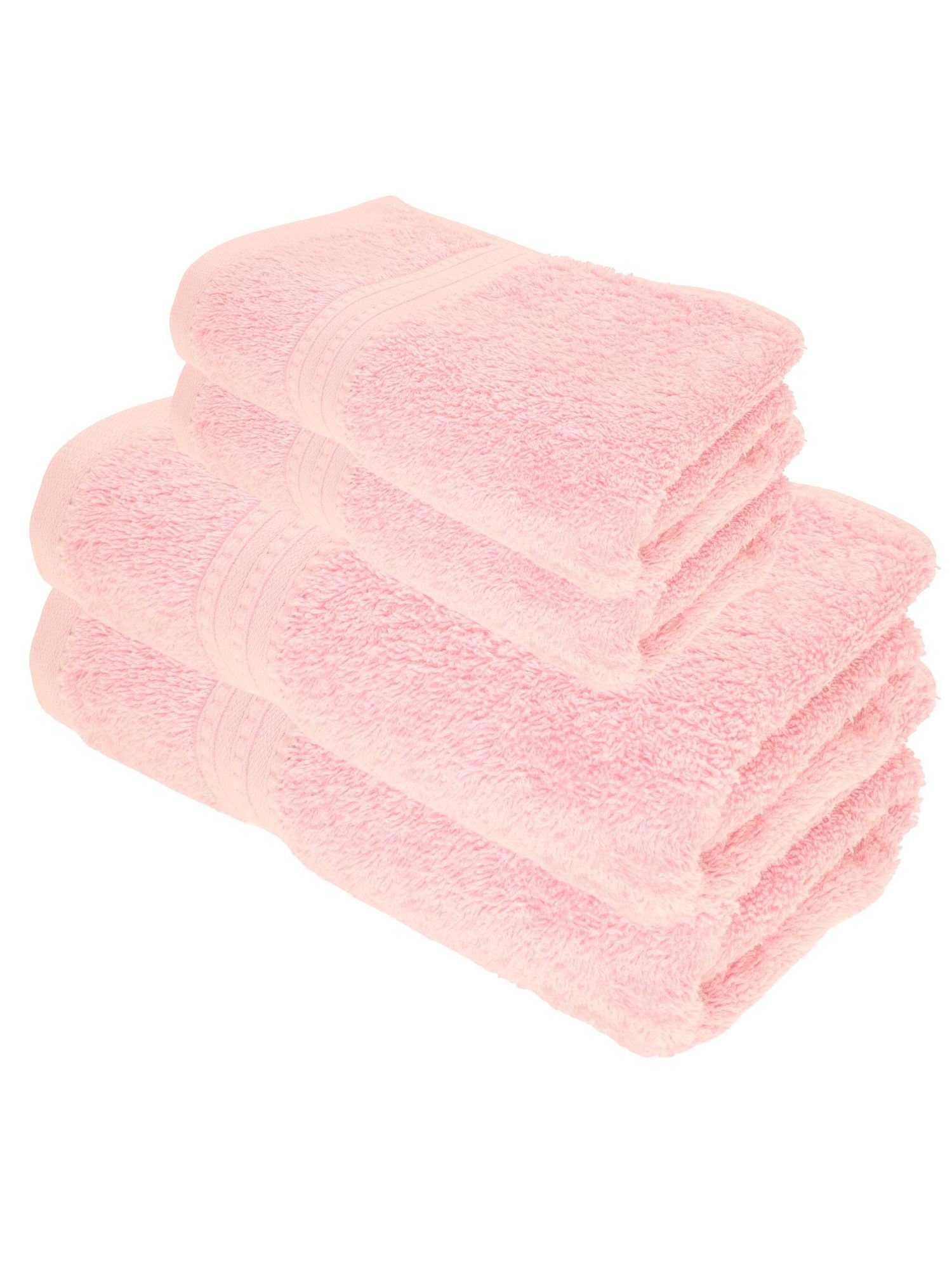 Julie Julsen Handtücher 4-Handtücher-Babyrosa, Bio-Baumwolle (4-St) günstig online kaufen