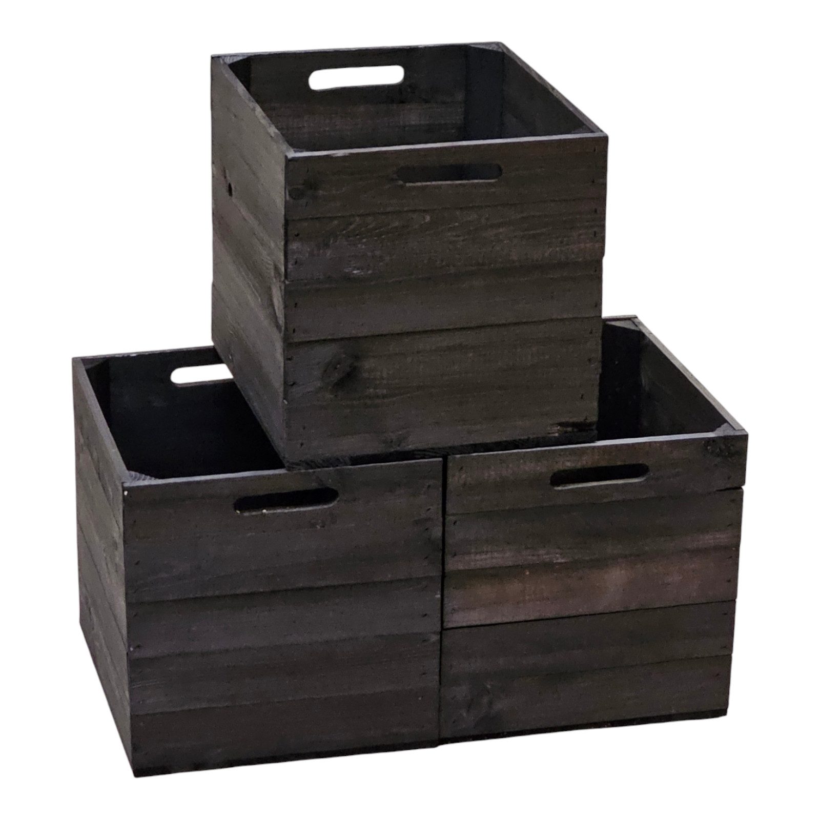 Teramico Holzkiste Kallaxregal "Kallax" 32,5x38x32,5cm Schwarz günstig online kaufen