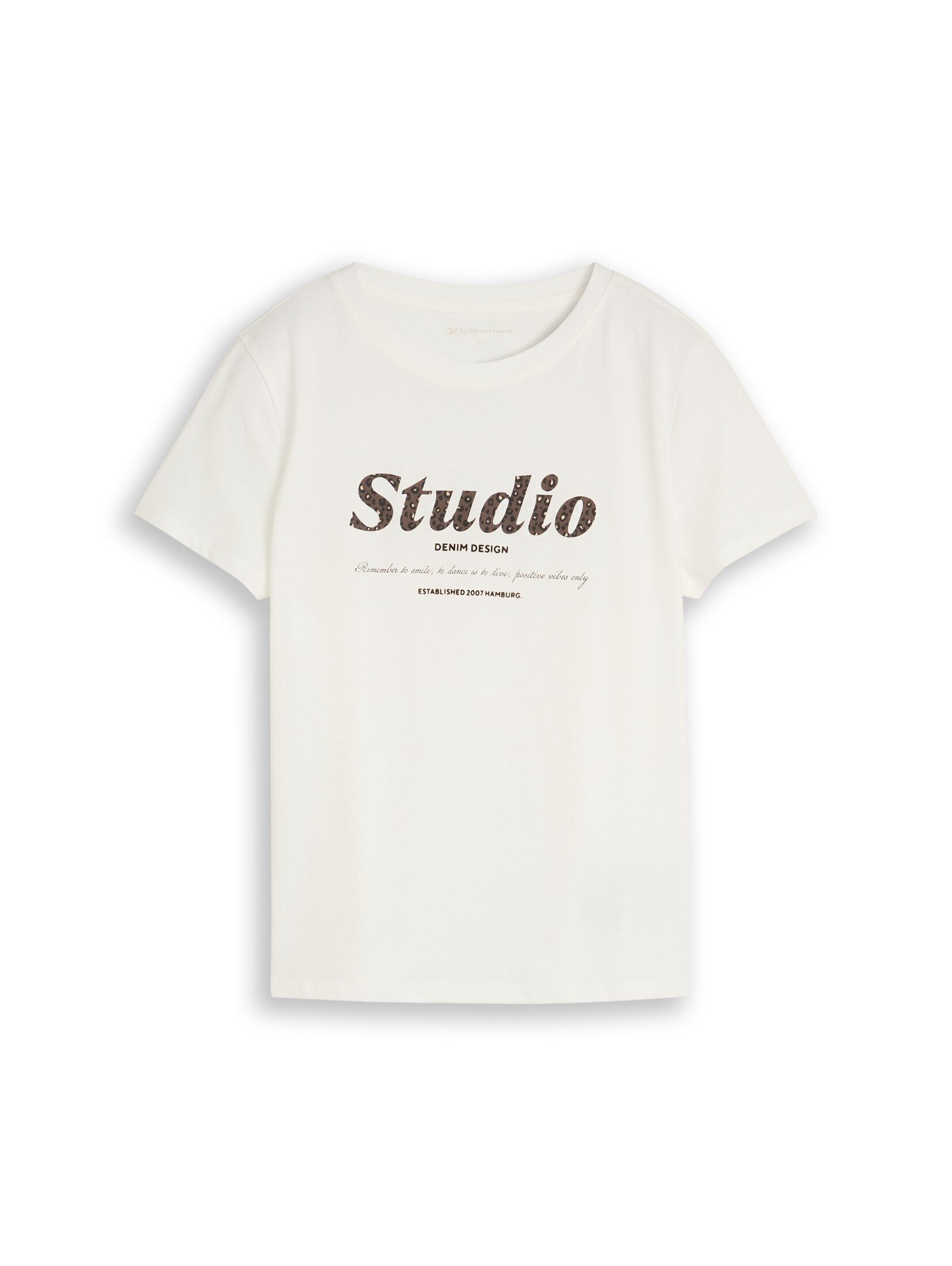 TOM TAILOR Denim T-Shirt T-Shirt (im Einserpack) T-Shirt mit Print – Bild 2 von 5