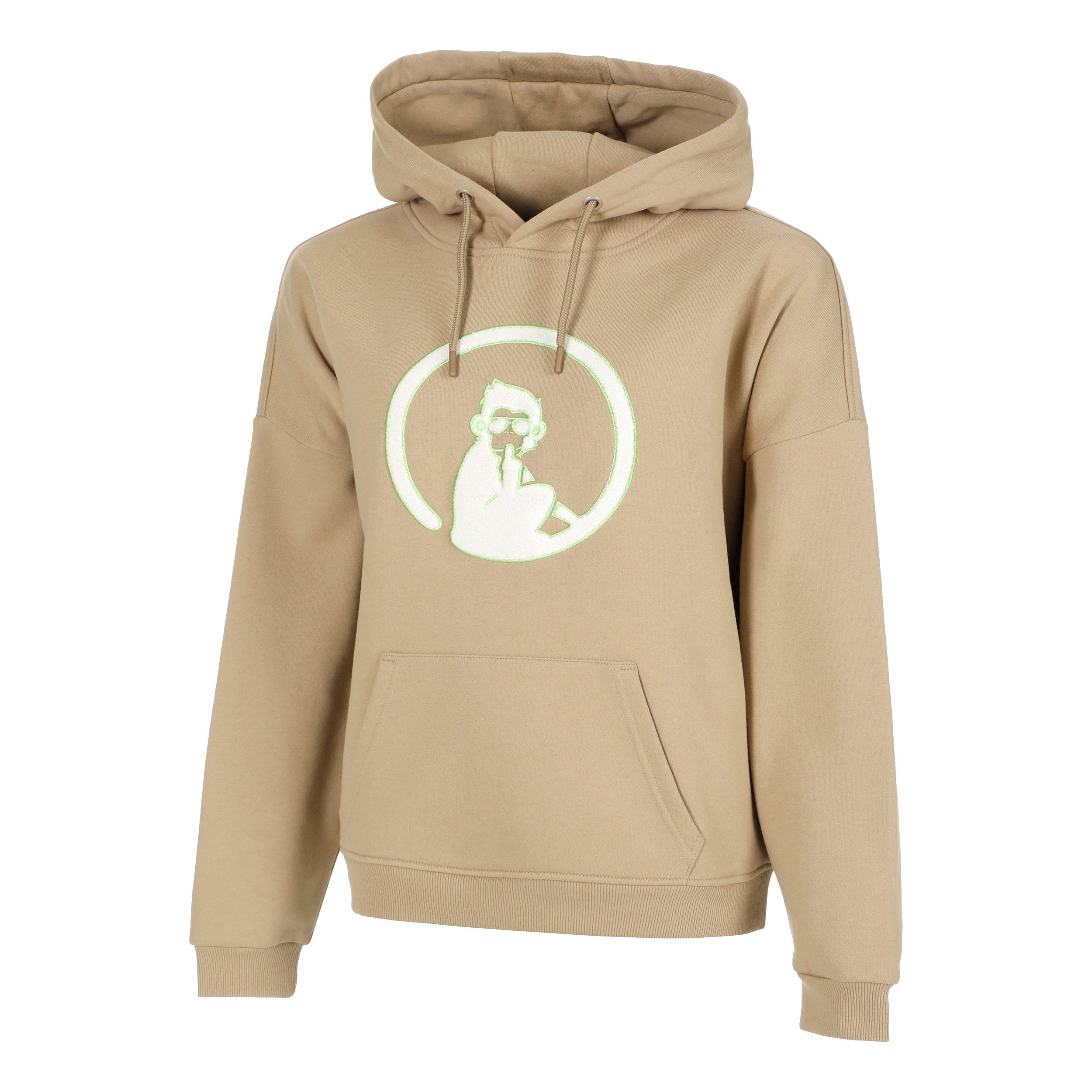 Quiet Please Kapuzensweatshirt Oversize Embroided
