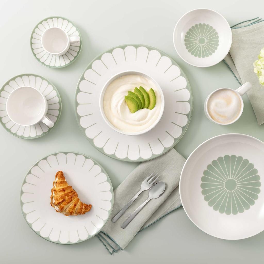 Villeroy & Boch Kombiservice Fleur Couleur Starter-Set 8er Set (8-tlg), 2 Personen, Porzellan