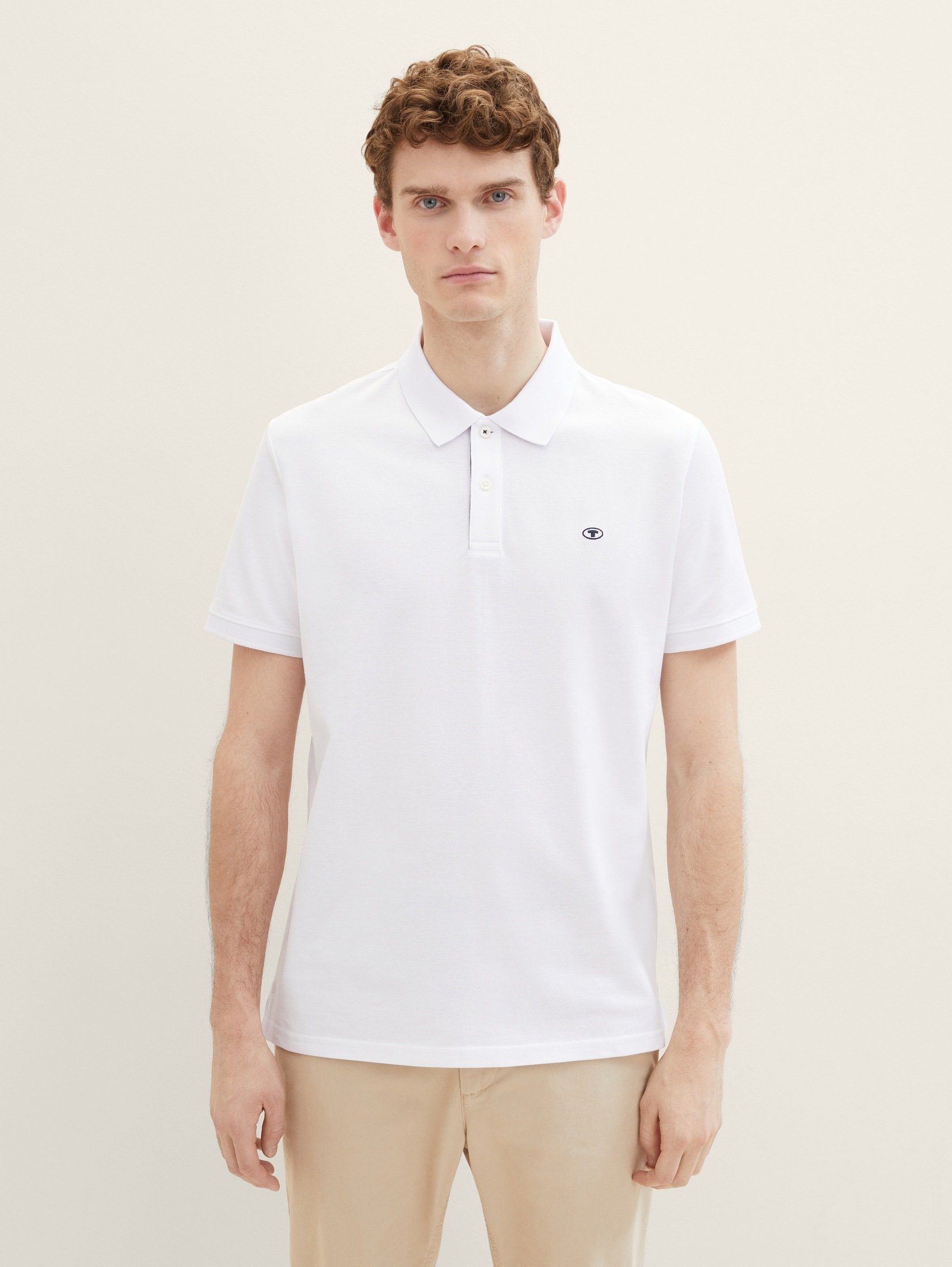 TOM TAILOR Poloshirt Piqué Poloshirt aus günstig online kaufen