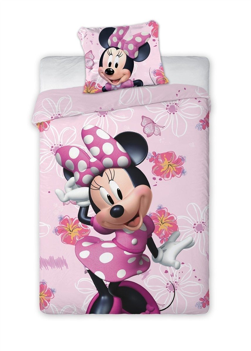 Disney Minnie Mouse Bettwäsche Disney Minnie Mouse Bettwäsche „Happy Day“ 160x200 + 70x80, 100 %