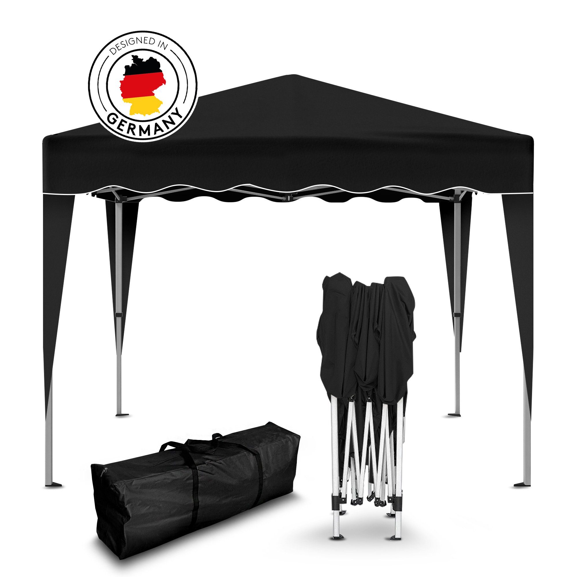 Kronenburg Faltpavillon 3x3 m wasserdicht - Gartenpavillon, Partyzelt stabi günstig online kaufen