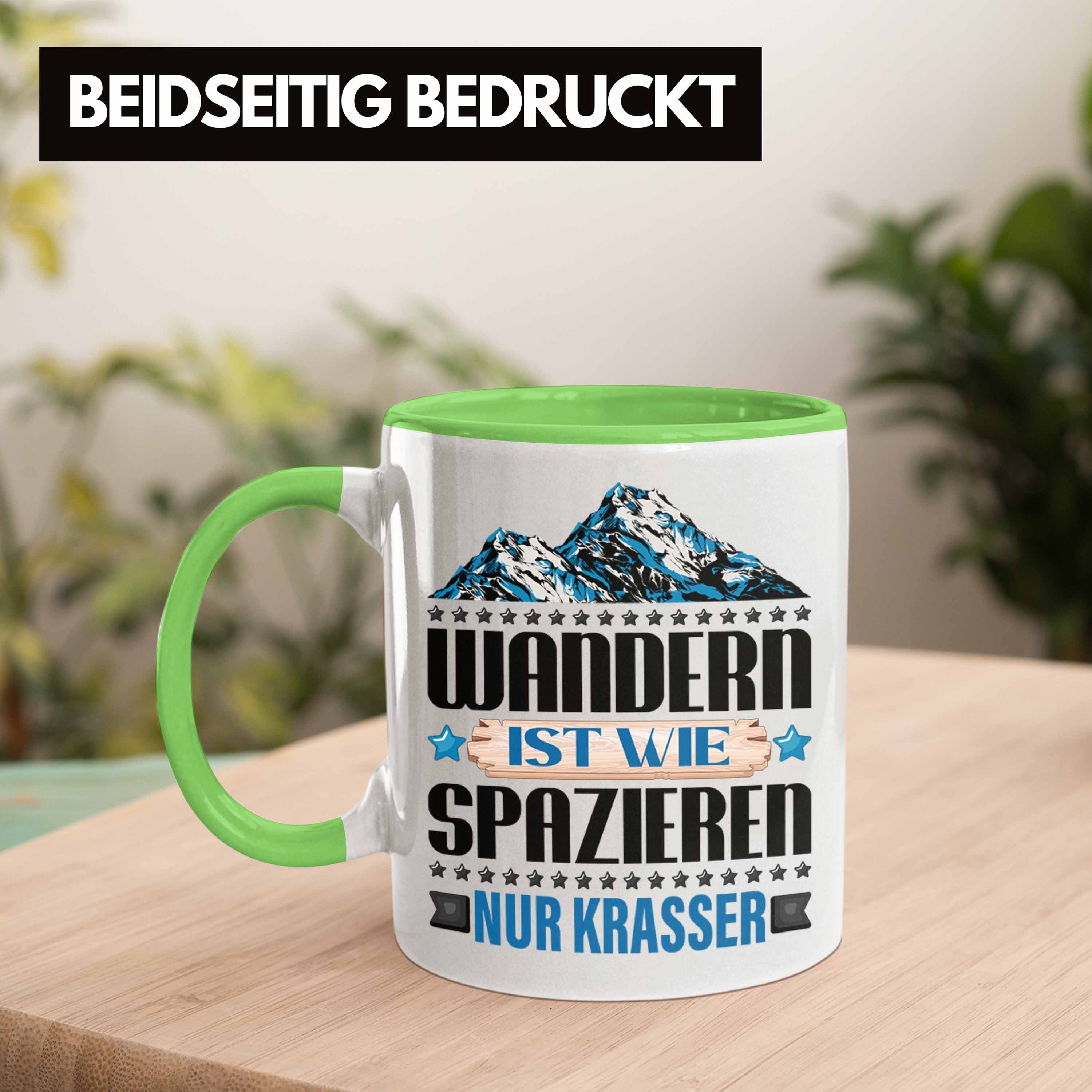 Trendation Tasse Wandern Tasse Wandern Nur Geschenk Wie Spruch Grün Wanderer Spazieren K Ist