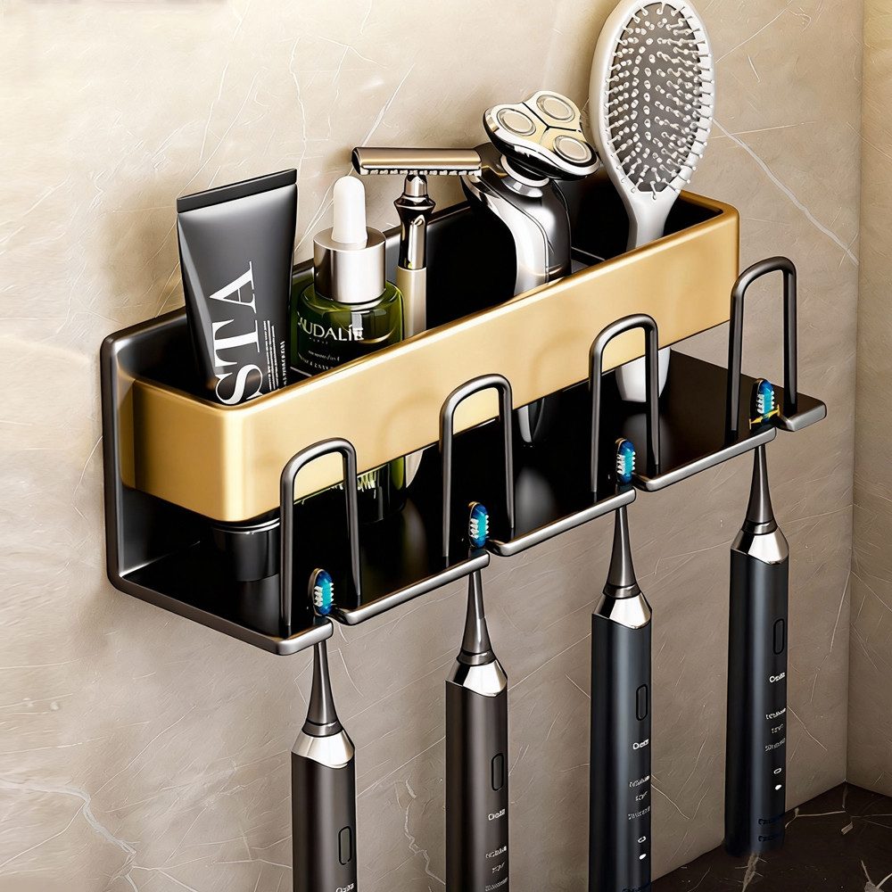 TUWENA Zahnbürstenhalter Zahnbürstenhalter,Zahnburstenhalterung Wand Ohne B günstig online kaufen