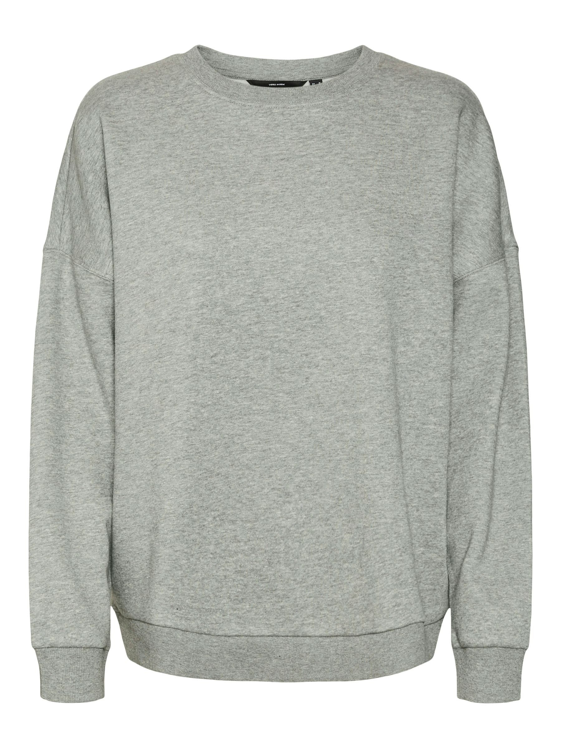 Vero Moda Longpullover loose fit Rundhals Langarm Basic VMSONJA LS SWEAT JRS NOOS