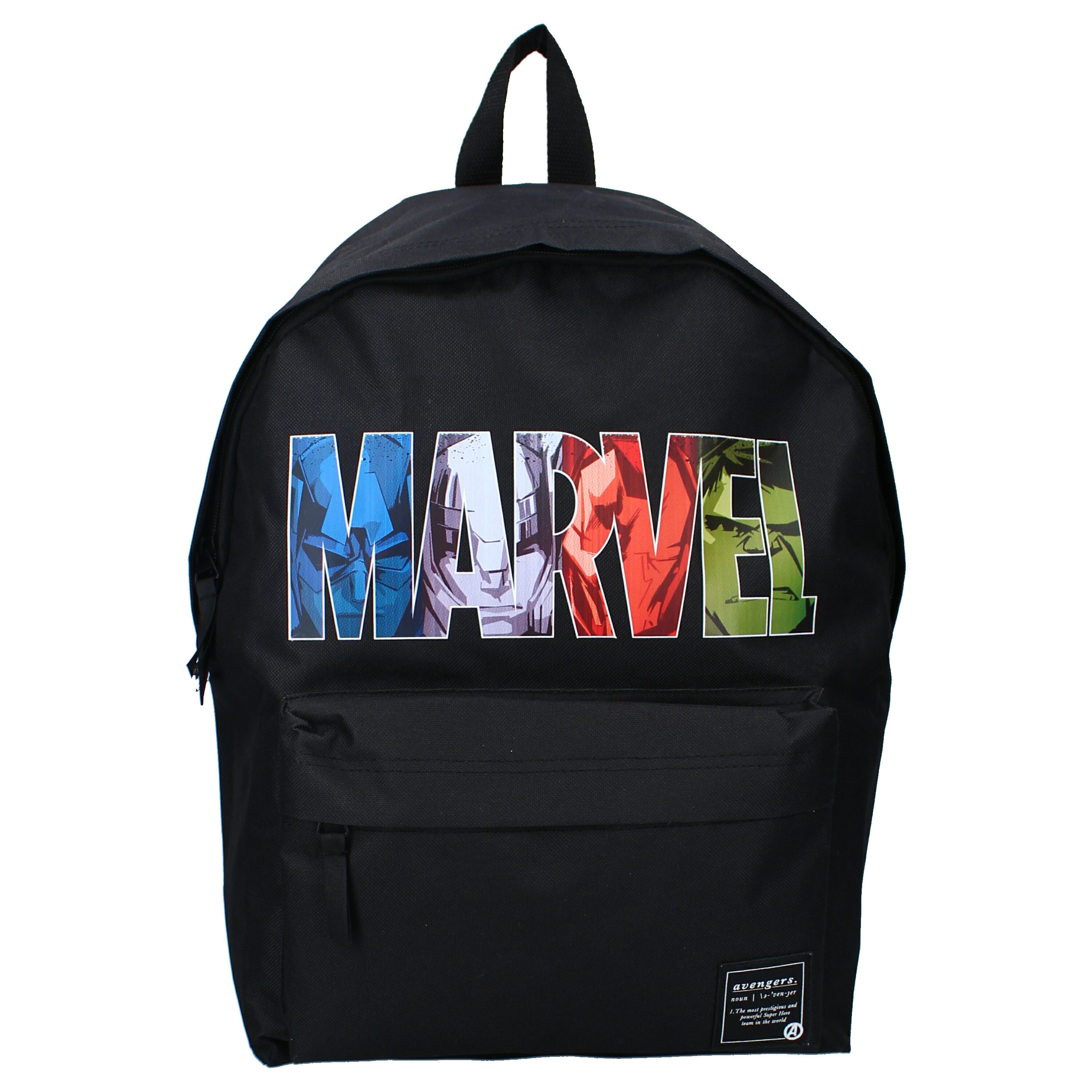 MARVEL Schulrucksack Marvel Avengers Jungen Rucksack plus Trinkflascha Gr.43x30x14 cm (2-tlg)