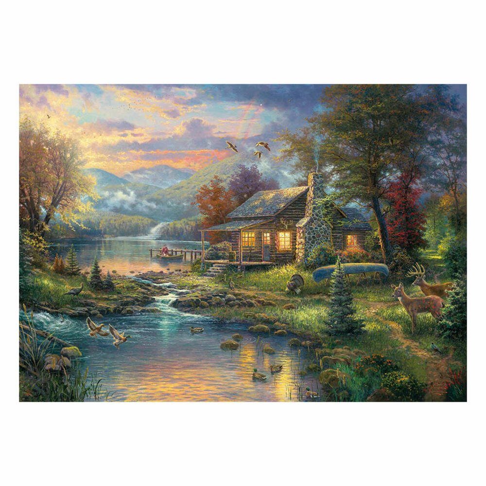 Puzzle Im Naturparadies Thomas Kinkade